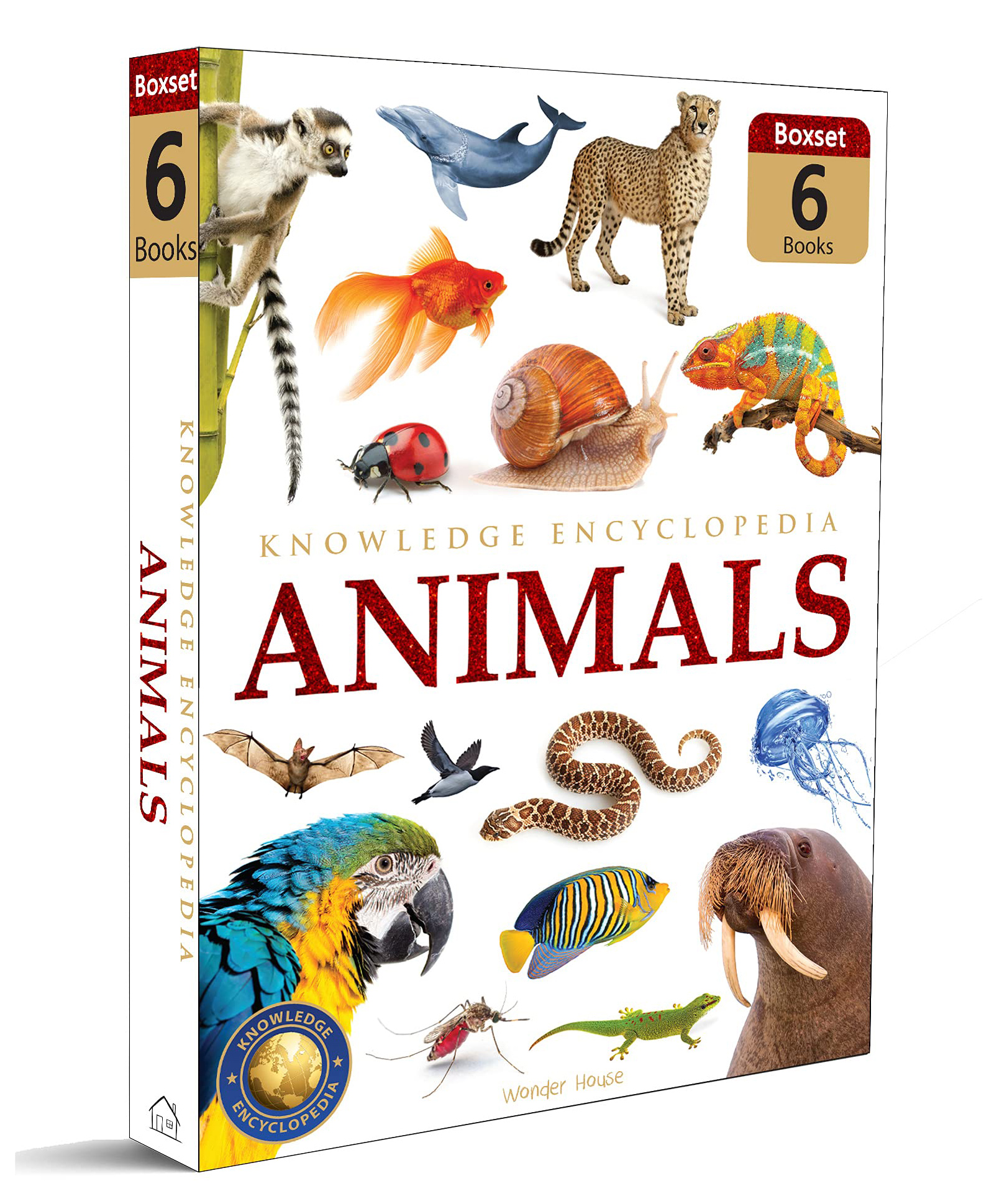 Knowledge Encyclopedia Animals Collection of 6 Books Set - English-image-29