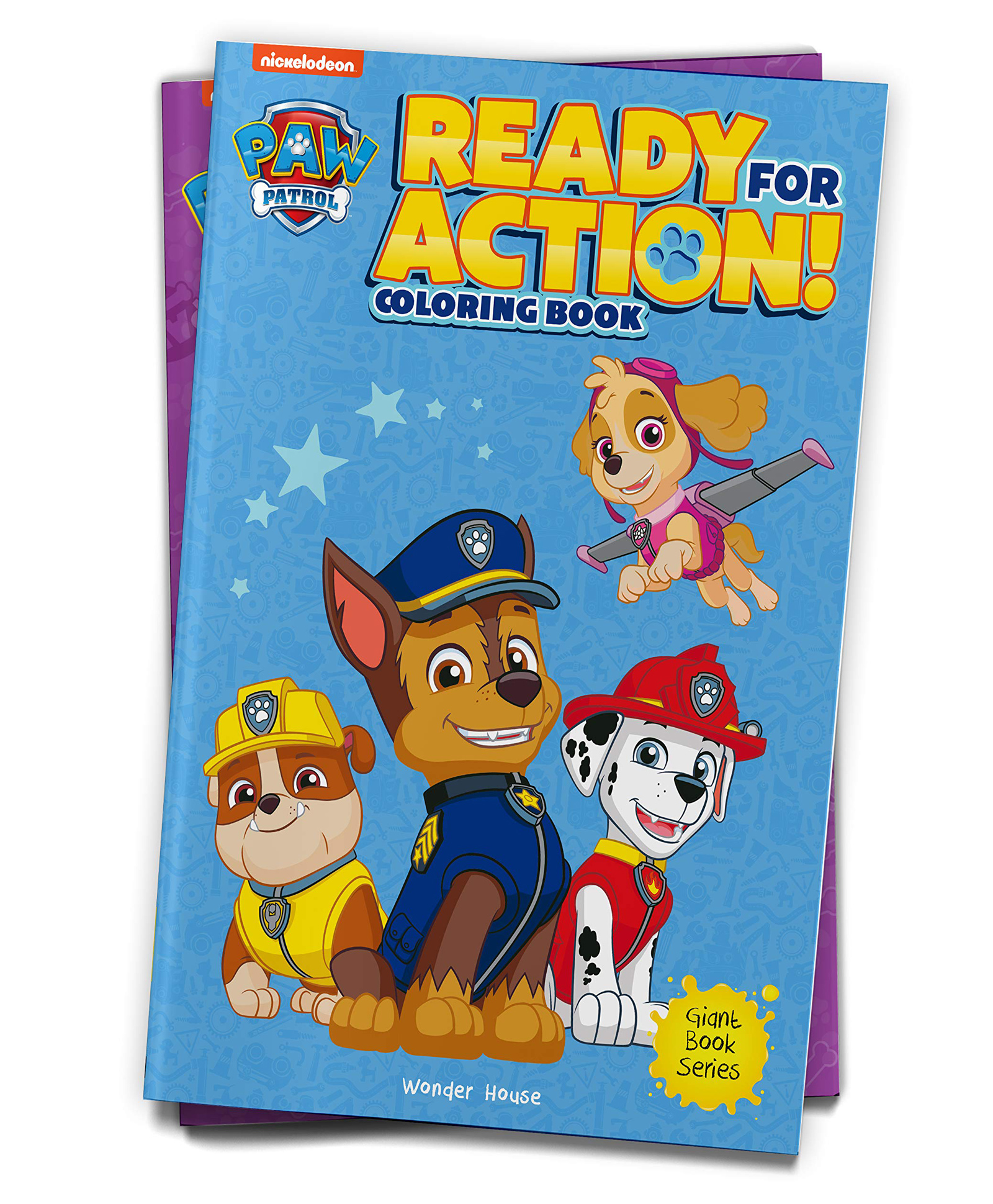 Ready For Action! Paw Patrol Giant Coloring Book - English-image-42