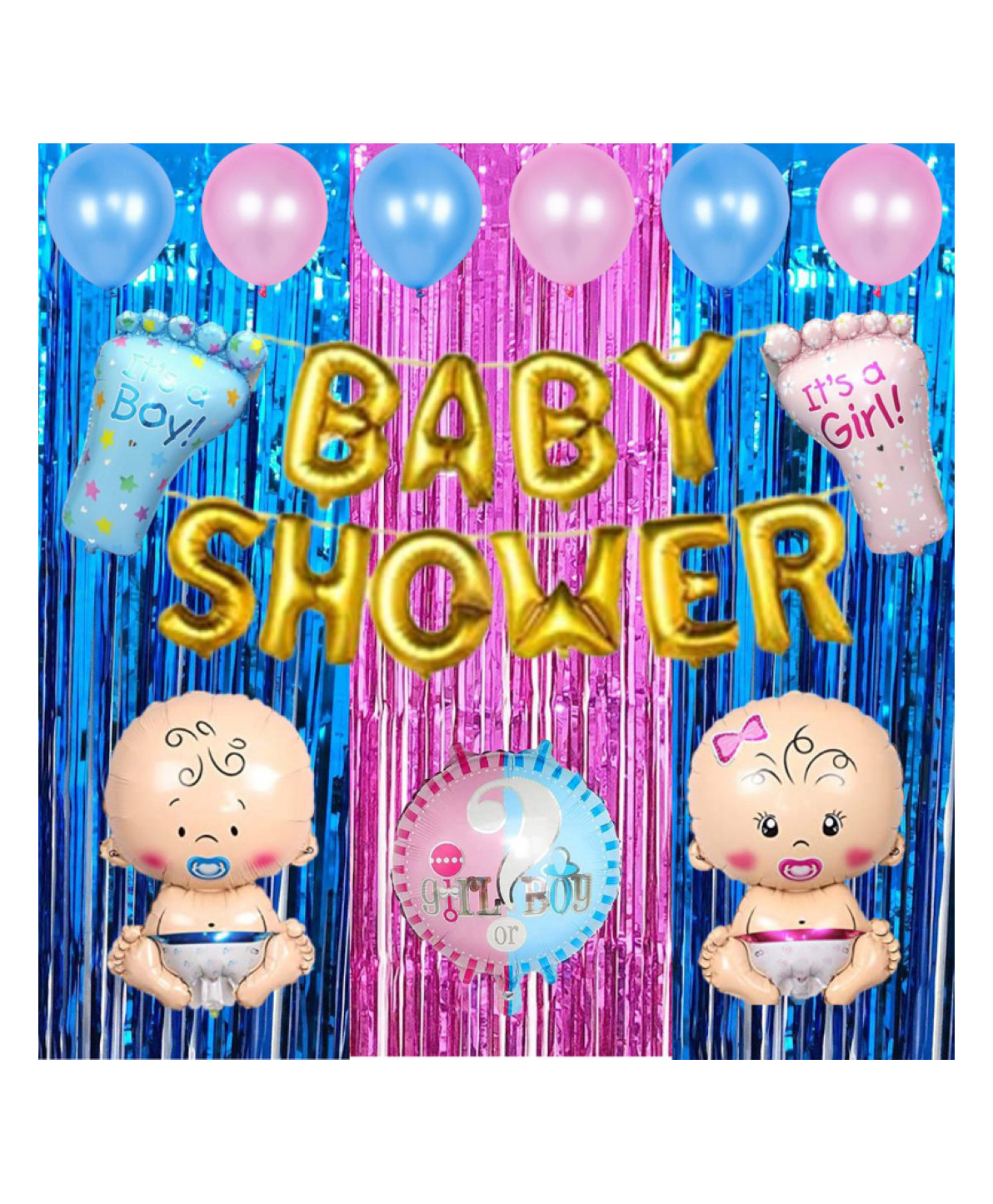 Puchku Baby Shower Props for Photo-Shoot Decoration Kit - Pack of 39-image-49