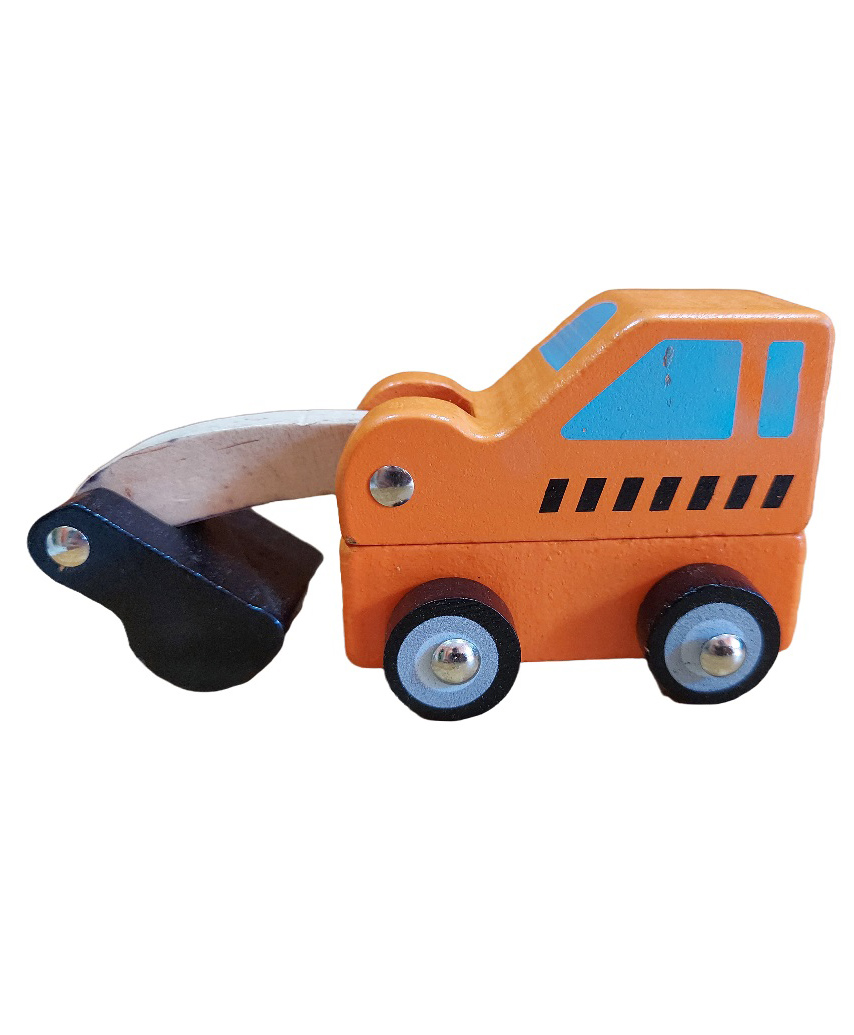 Funwood Games Wooden Pull & Push Along Toy Car Earthmover Truck Assorted Color-picture-27