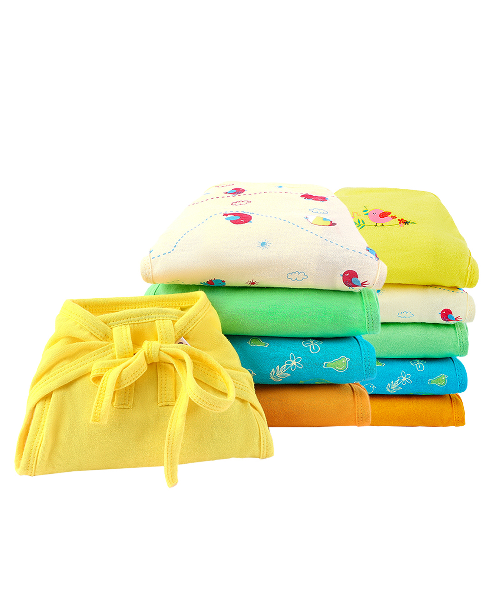 Superbottoms 100% Cotton Nappy Pack of 10 - Multicolor-picture-20