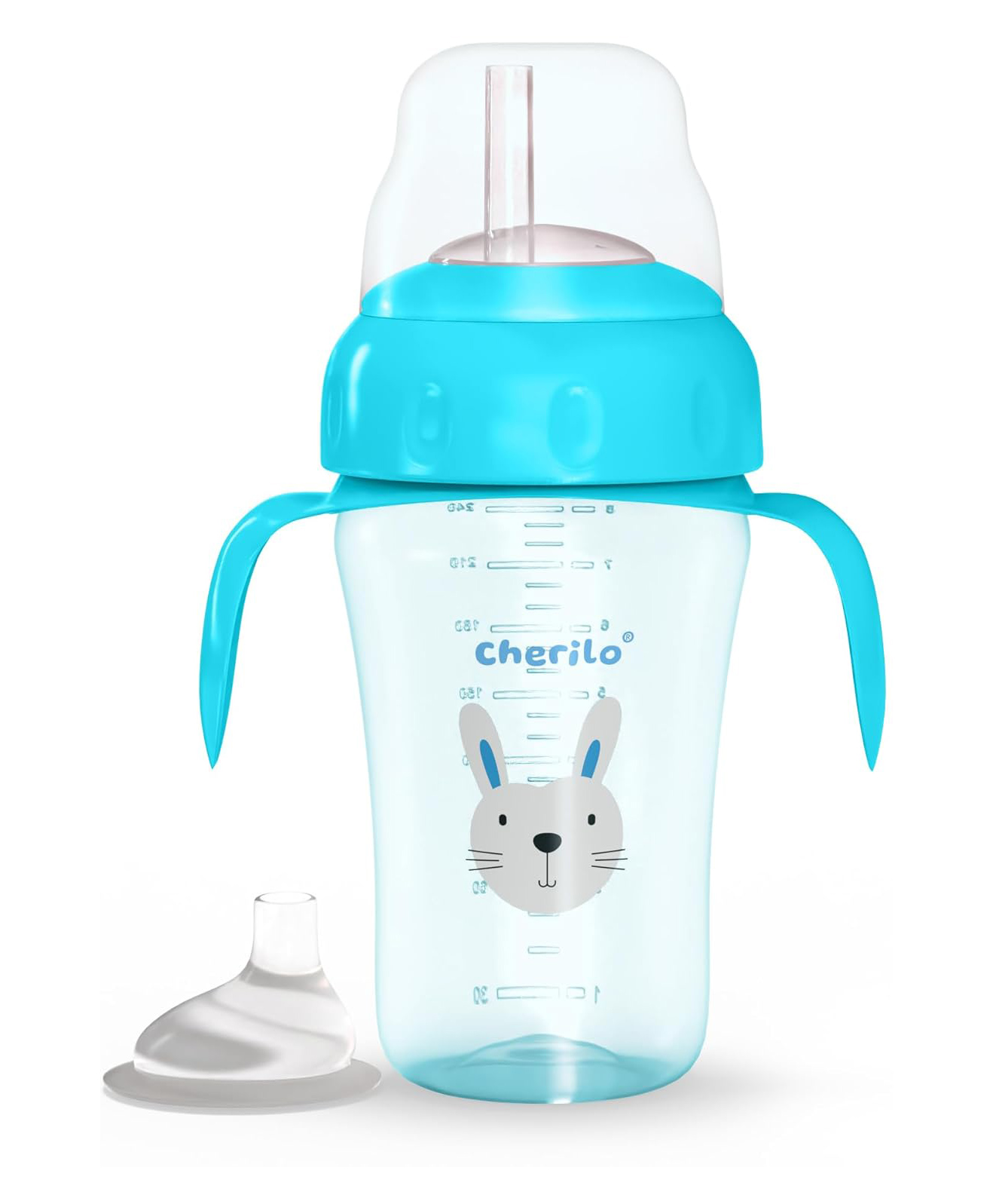 Cherilo Little Bunny Spout Sipper Blue- 300 ml-image-32