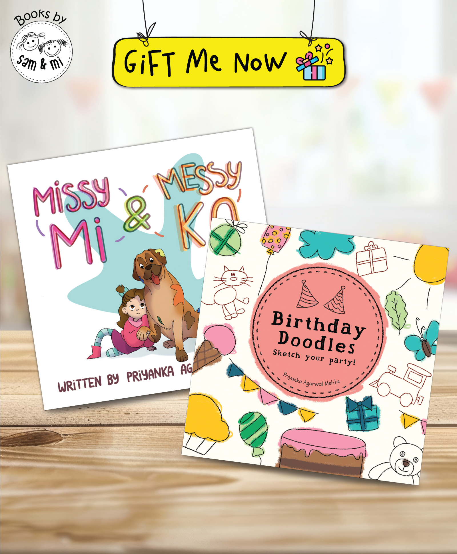Return Gift Combo Set By Priyanka Agarwal Mehta Pack O F 2 - English-image-1