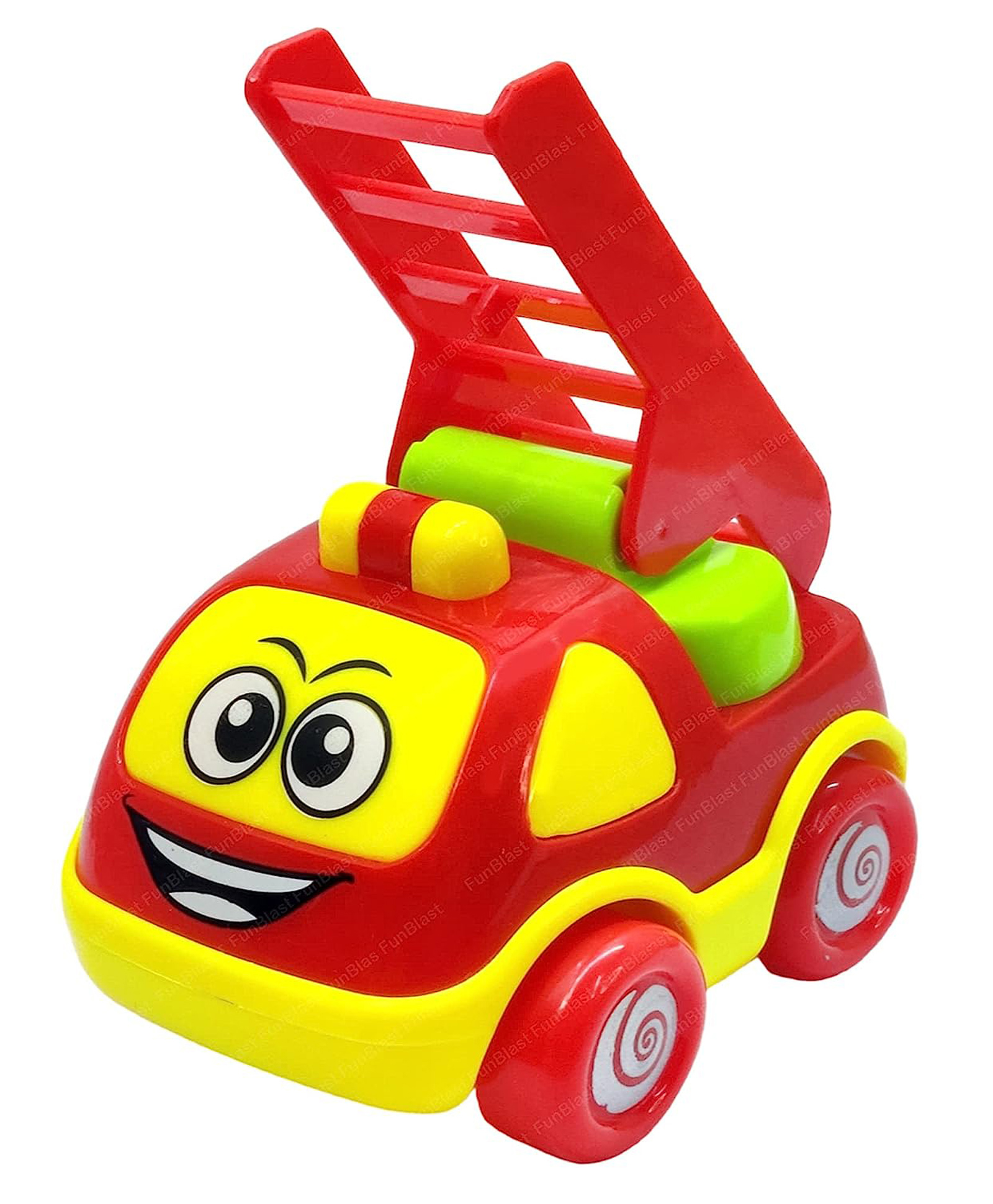 FunBlast Pull Back Action Ladder Truck Toy - Multicolor-picture-25