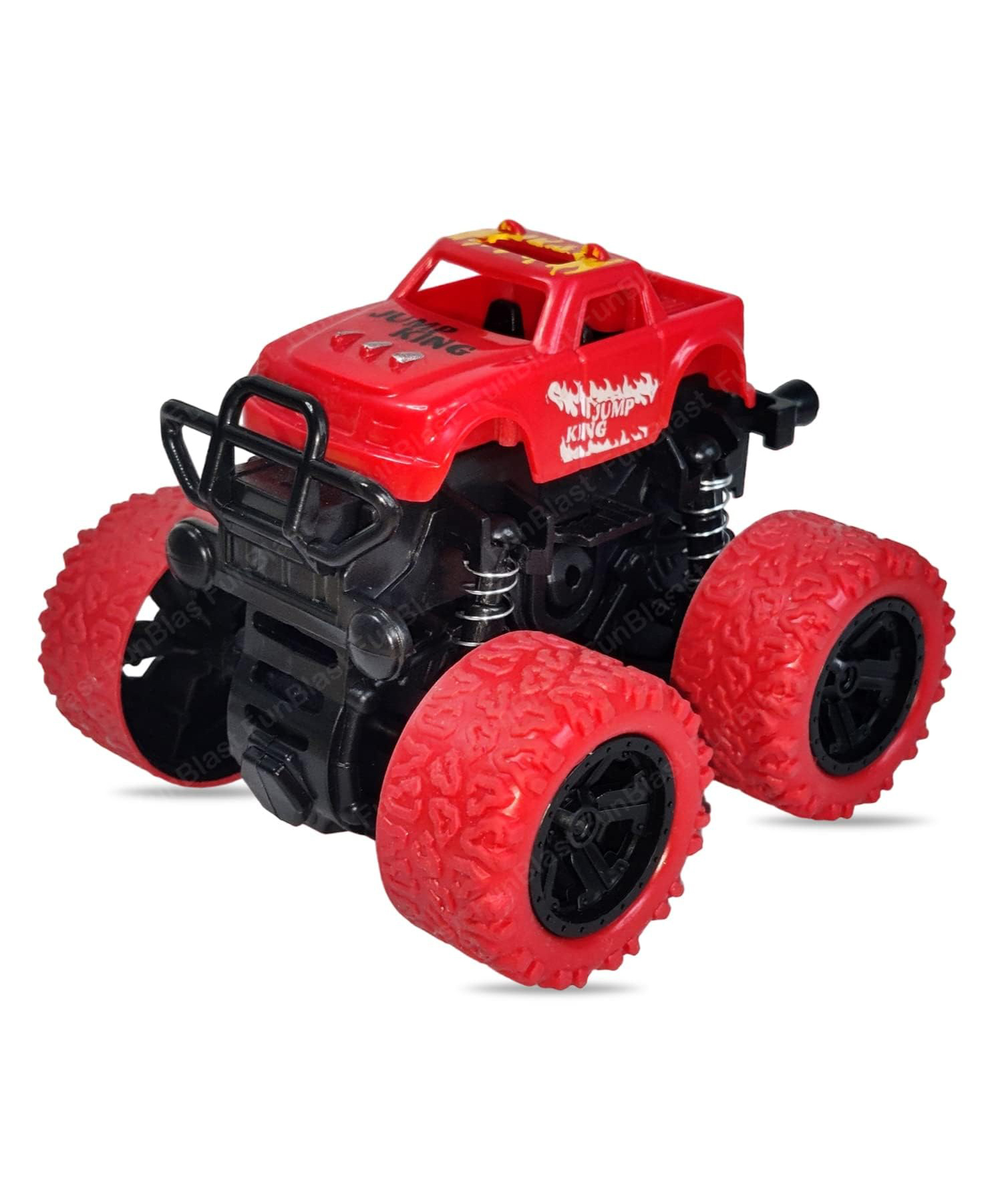 FunBlast Monster Truck Toy 4 Wheel Drive Vehicles for Kids - Red-image-38