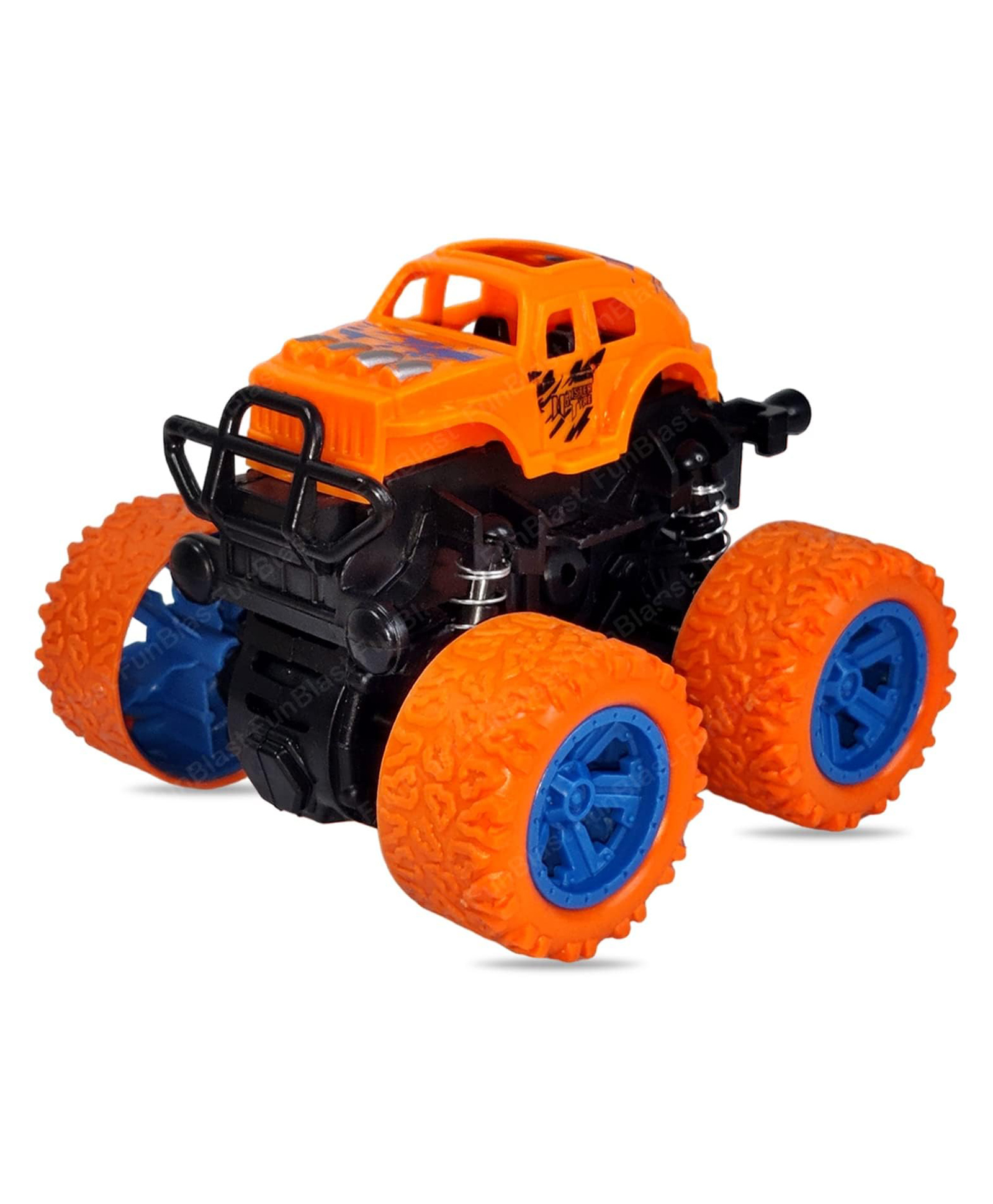 FunBlast Monster Truck Toy 4 Wheel Drive Vehicles for Kids - Orange-image-39