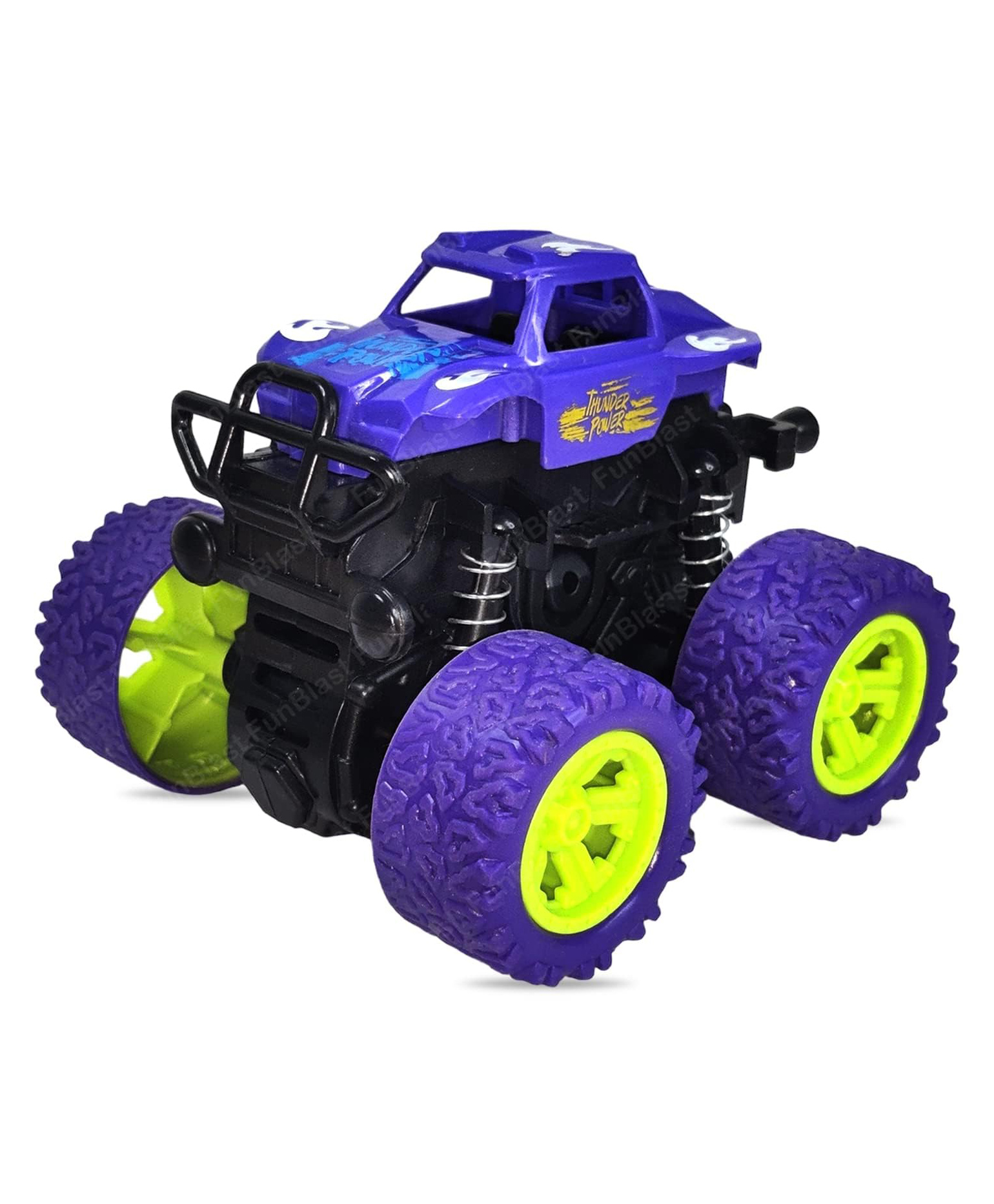 FunBlast Monster Truck Toy 4 Wheel Drive Vehicles for Kids - Purple-picture-4