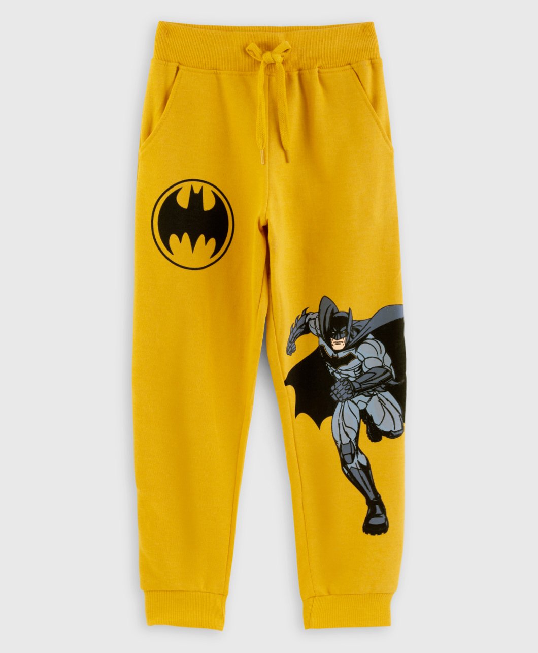 Nap Chief 100% Cotton DC Comics Superheroes Featuring Batman Printed Jogger - Yellow-image-19