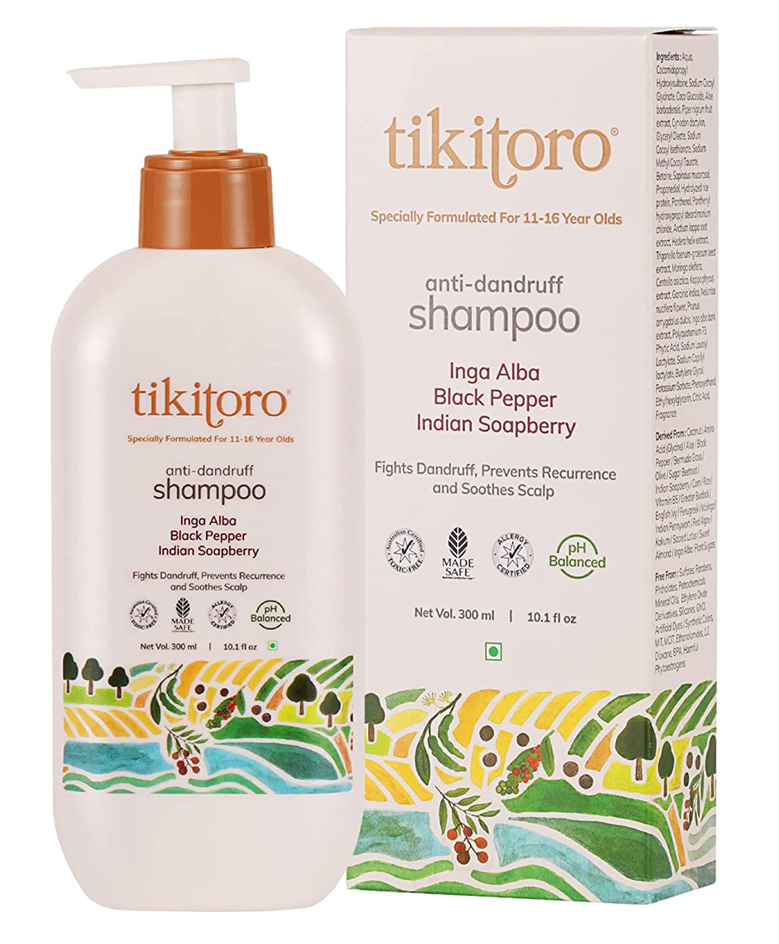 Tikitoro Anti-dandruff Shampoo for Teens - 300ml-picture-39
