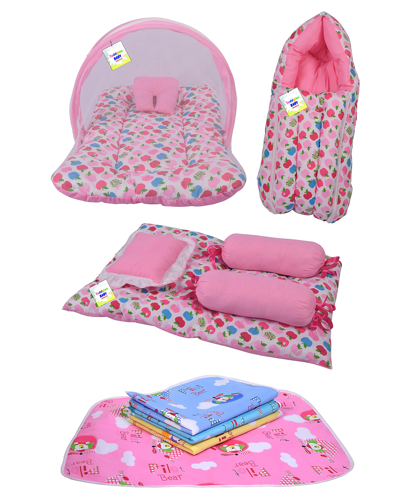 Toddylon Baby Gadda Set - Pink-picture-19