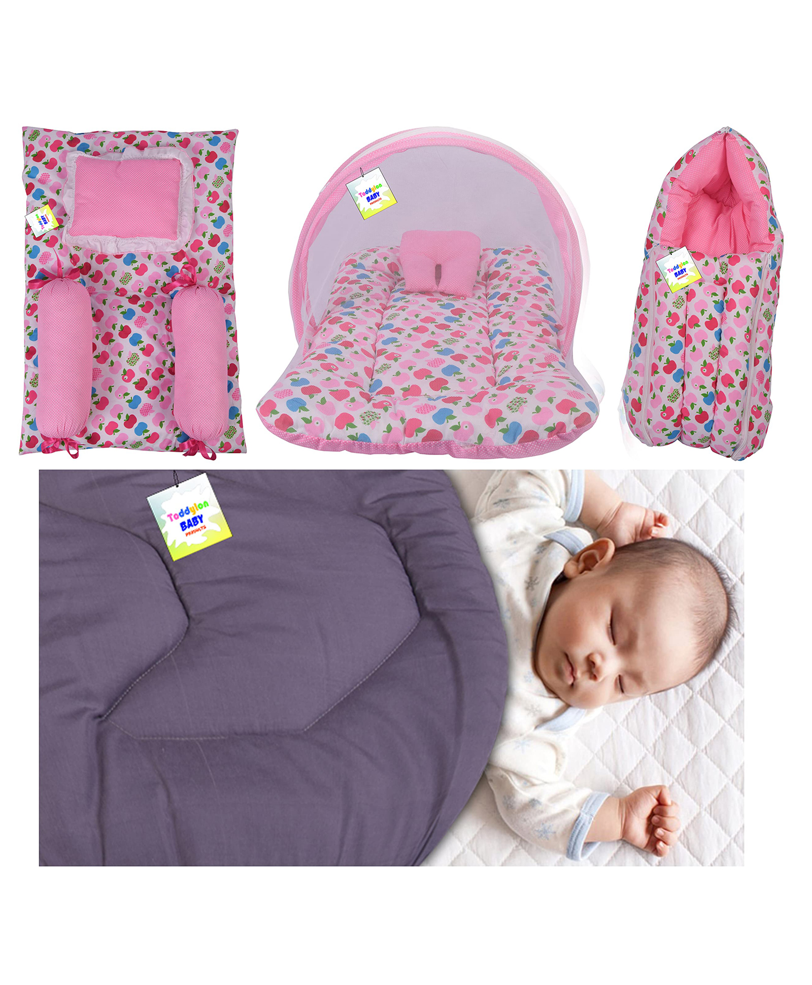 Toddylon Baby Bedding  Sleeping Essentials - Pink-image-43