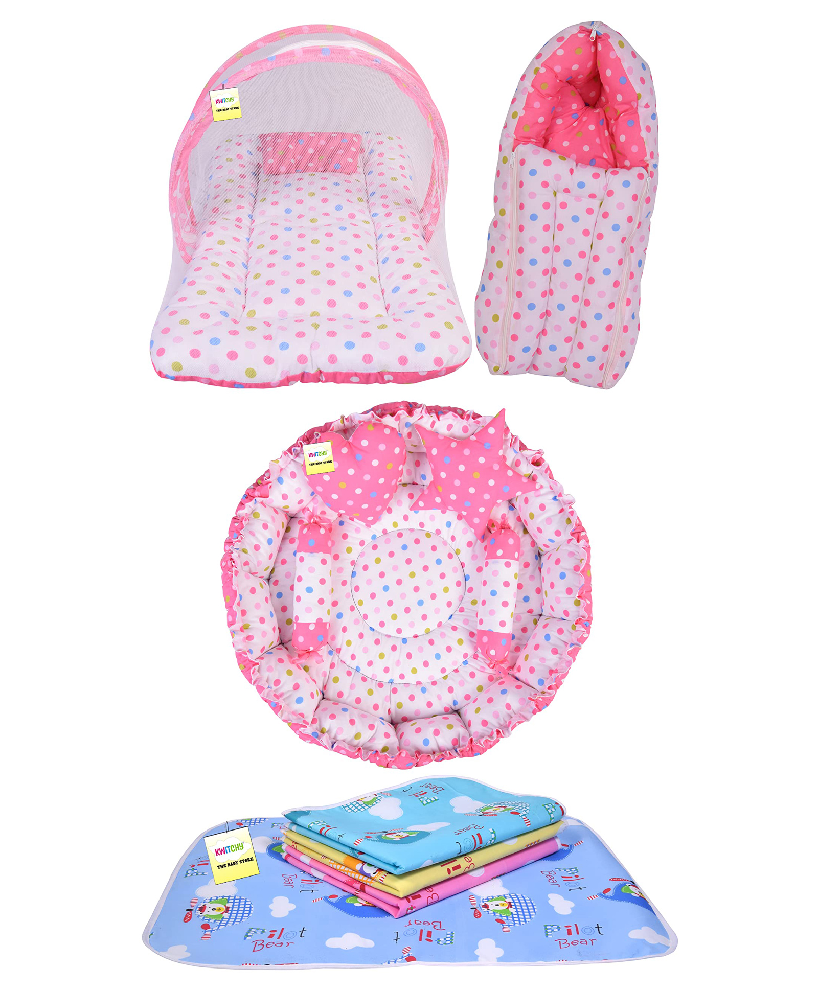 Kwitchy Baby Bedding Set - Pink-picture-37
