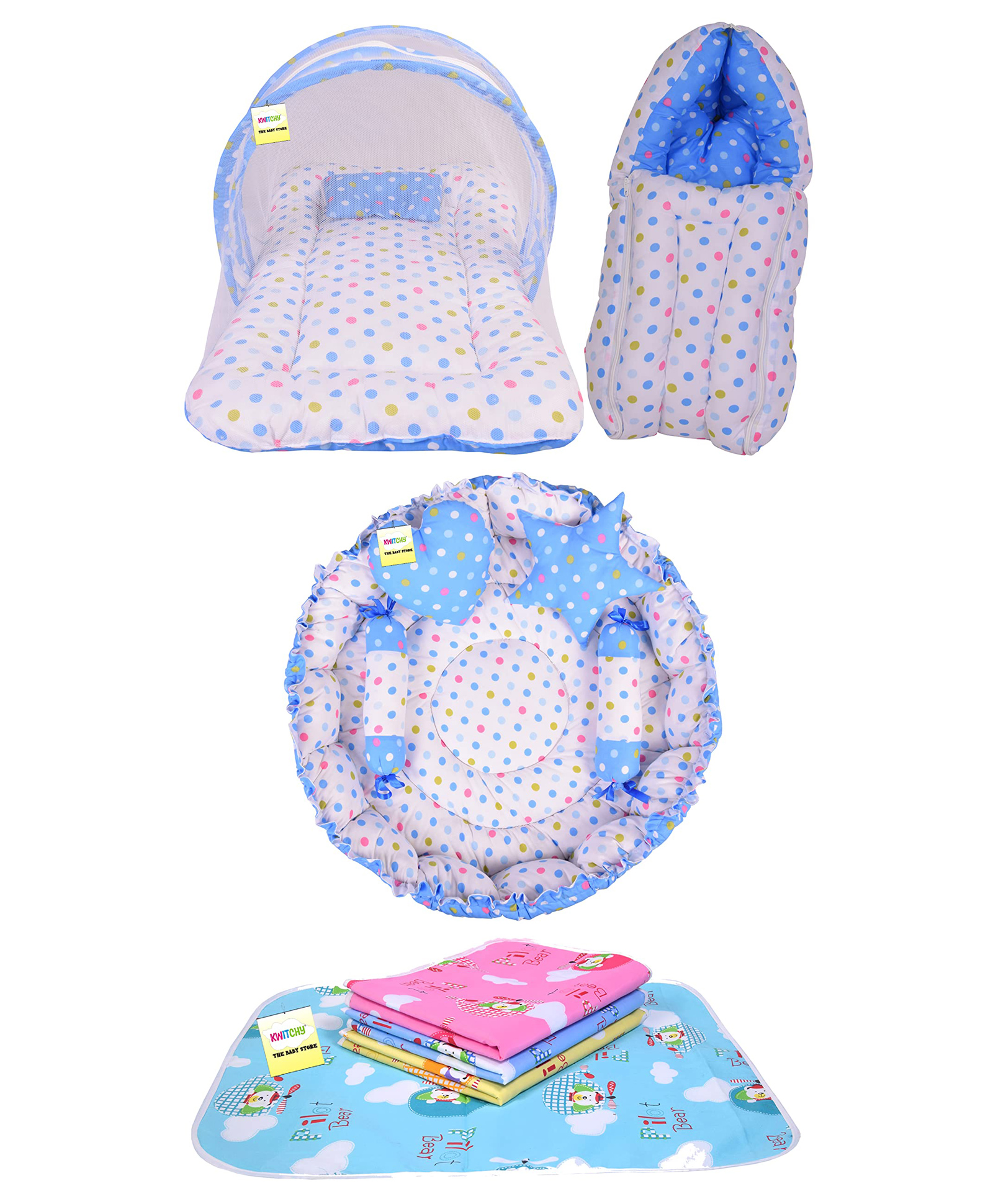 Kwitchy Baby Bedding Set - Blue-picture-41