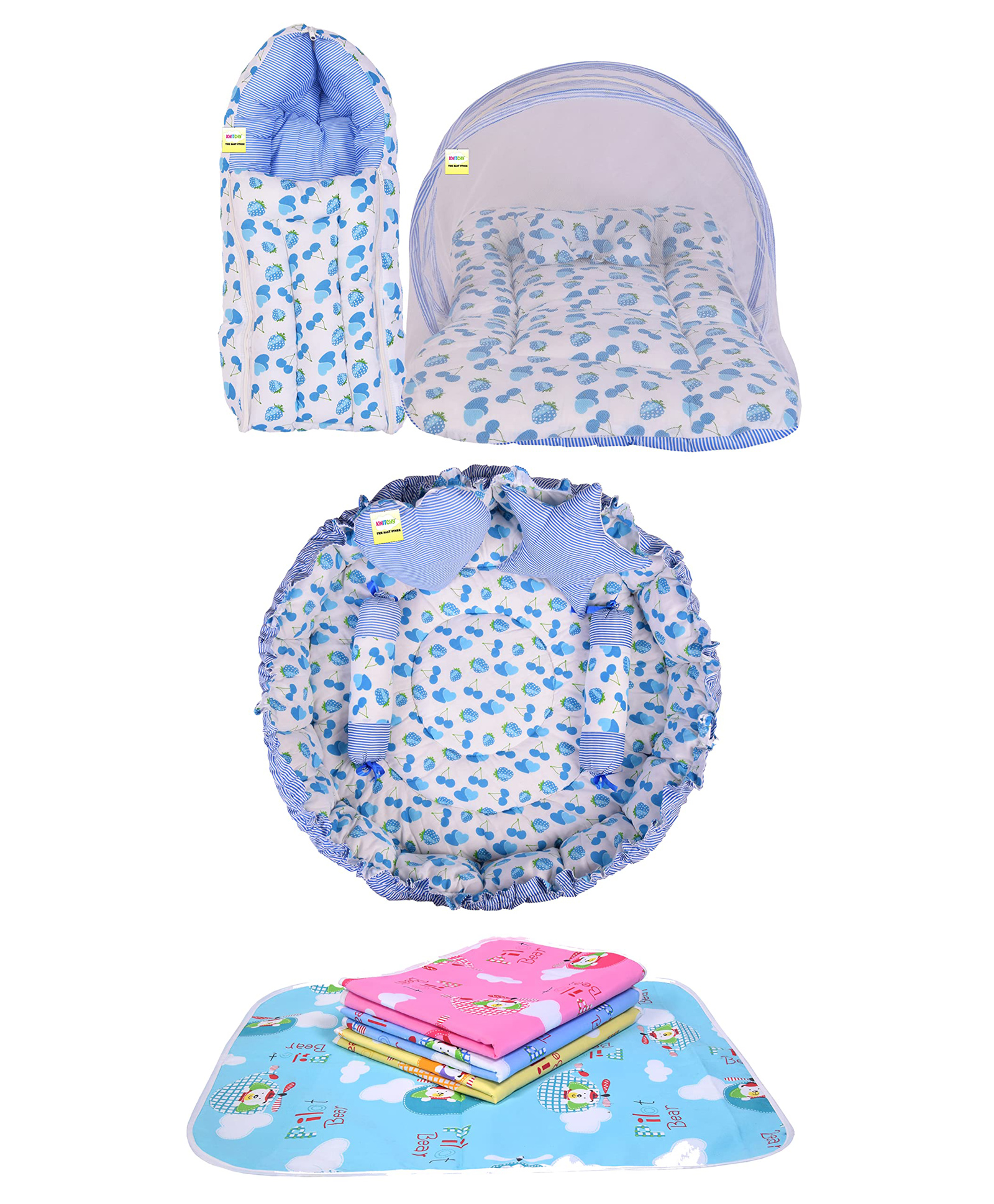Kwitchy Baby Bedding Set - Blue-picture-45