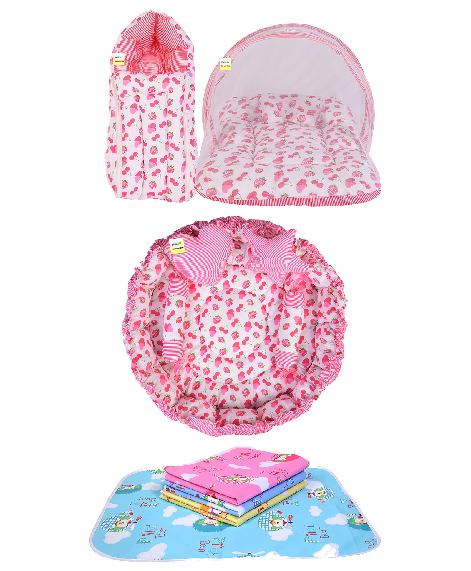 Kwitchy Baby Bedding Set - Pink-image-35
