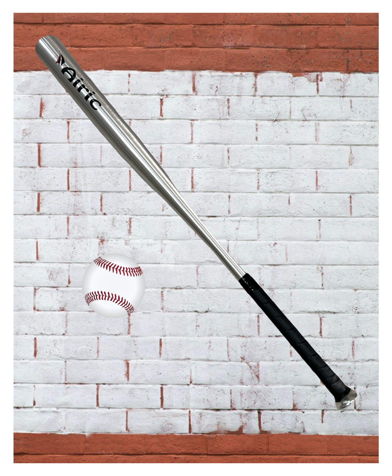 Airic Light Baseball Combo With Ball Aluminium Baseball Bat - 500 g-picture-12