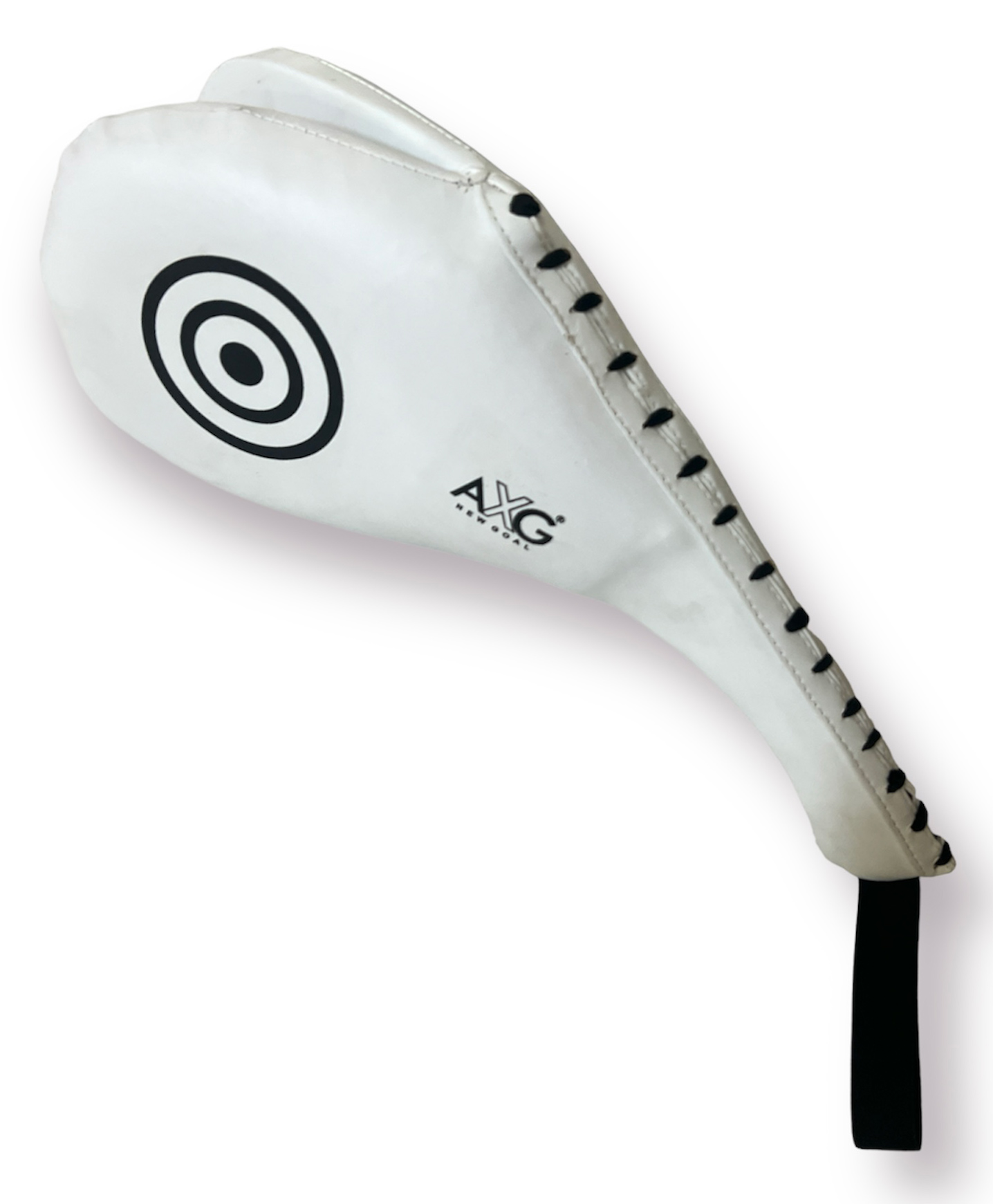 AXG NEW GOAL White Taekwondo Racket Fan Pad - White-image-39