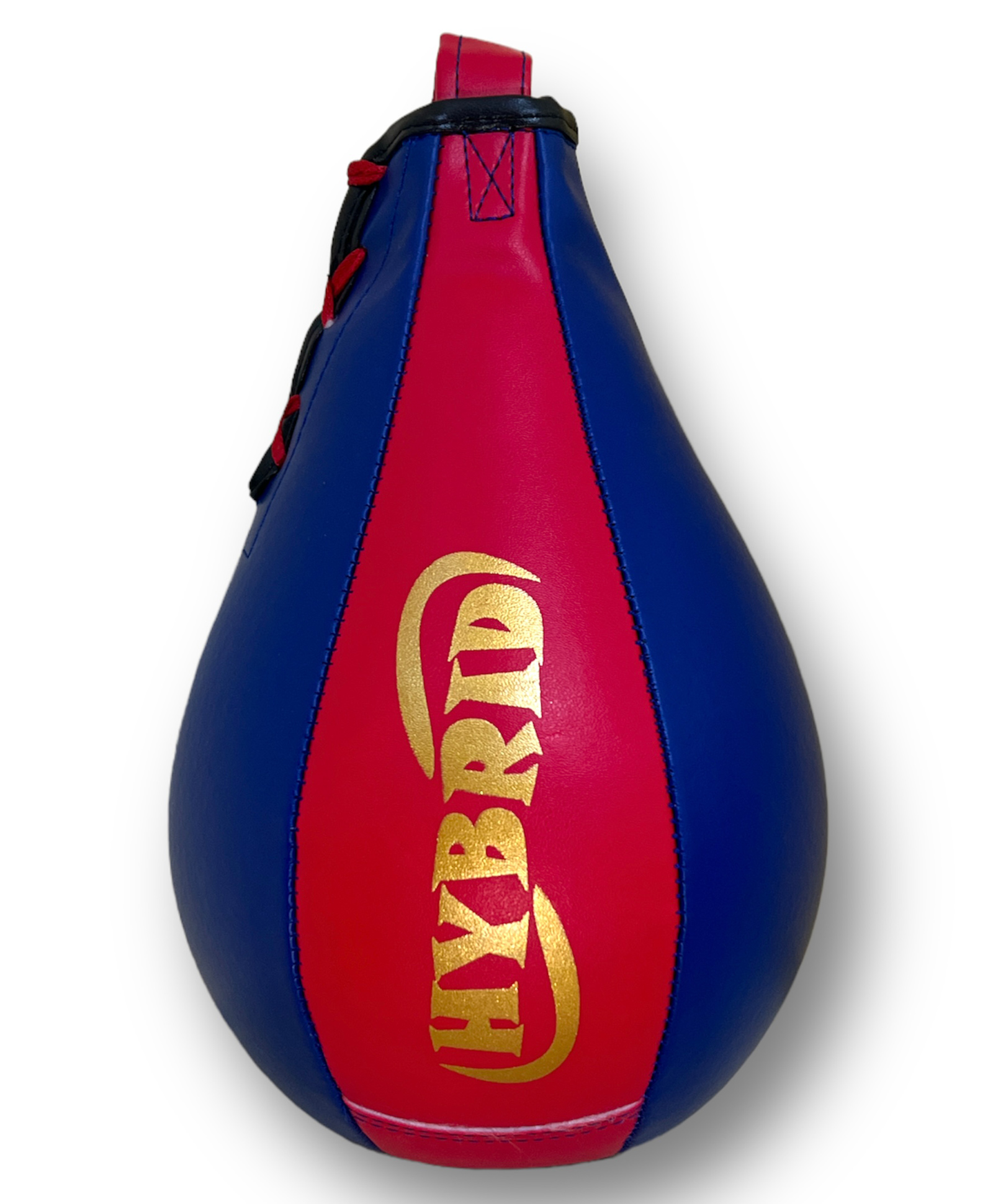 AXG NEW GOAL Premium PU Vegan Leather Hybrid Speed Ball Speed Bag- Blue & Red-image-2