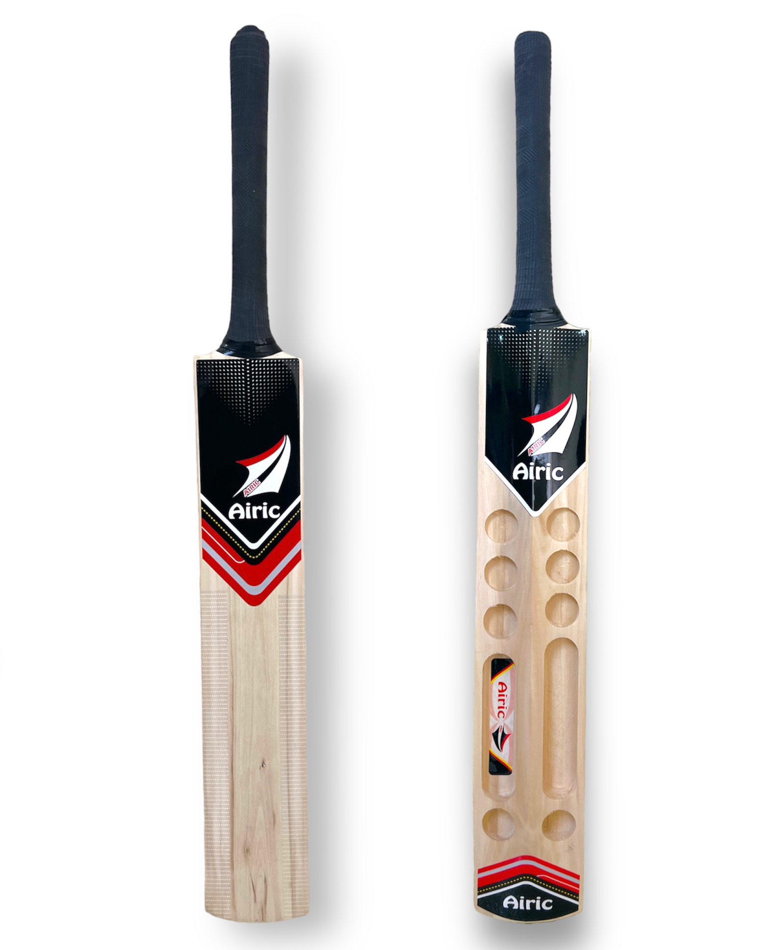 Airic Stylish Light Weight Popular Scoop Cricket Bat For Tennis Ball Poplar Willow Cricket Bat 1 kg - Multicolour-image-2
