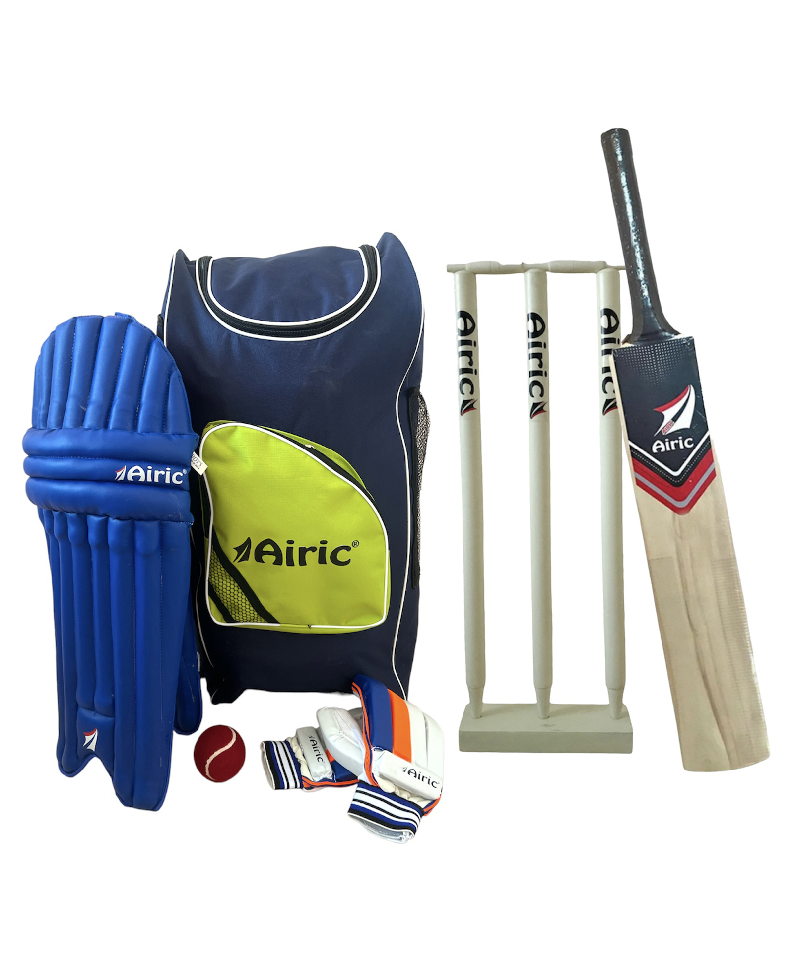 Airic Durable and Stylish Popular Willow Cricket Set Size Cricket Kit  - MUlticolour-picture-5