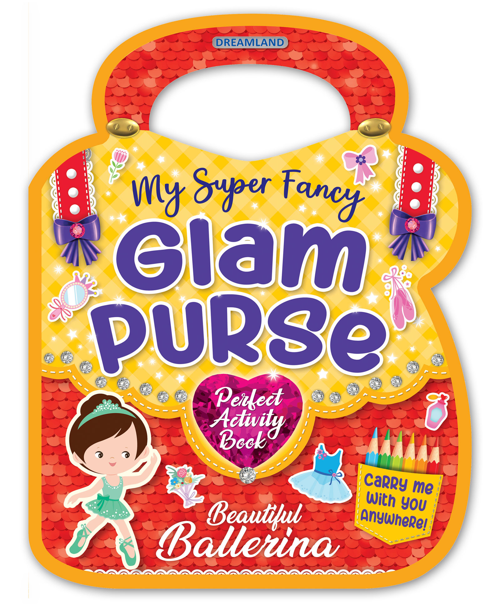 dreamland publications My Super Fancy Glam Purse Beautiful Ballerina Activity Book - English-picture-14