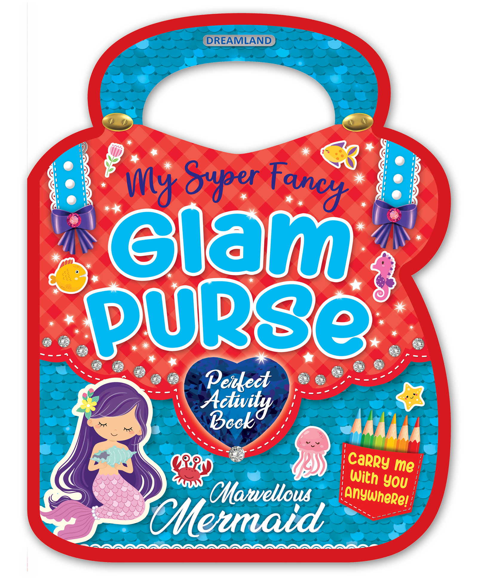 dreamland publications My Super Fancy Glam Purse Marvellous Mermaid Activity Book - English-picture-37