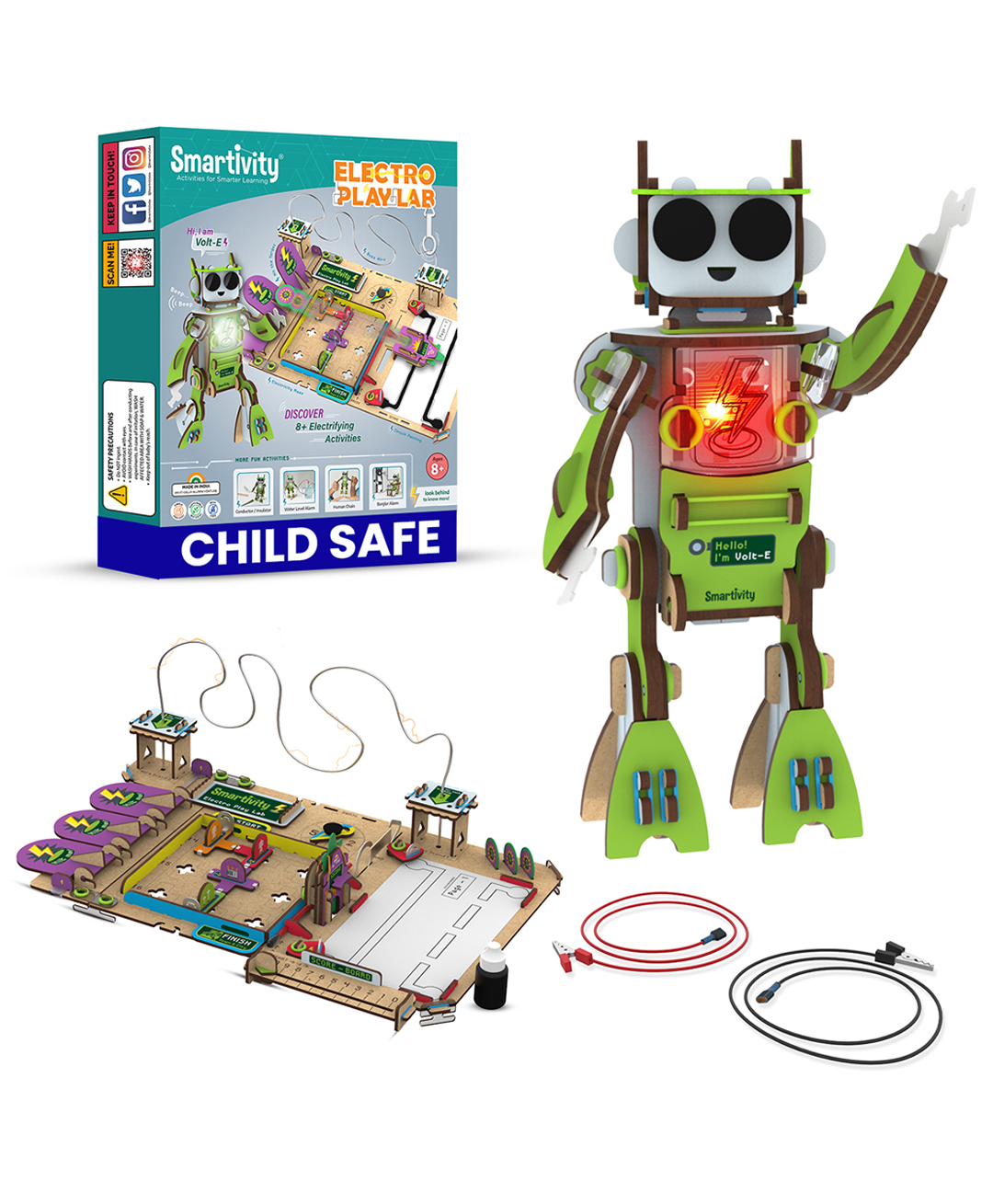 Smartivity Electro Play Lab STEM DIY Educational Toy - 318 Pieces-picture-37