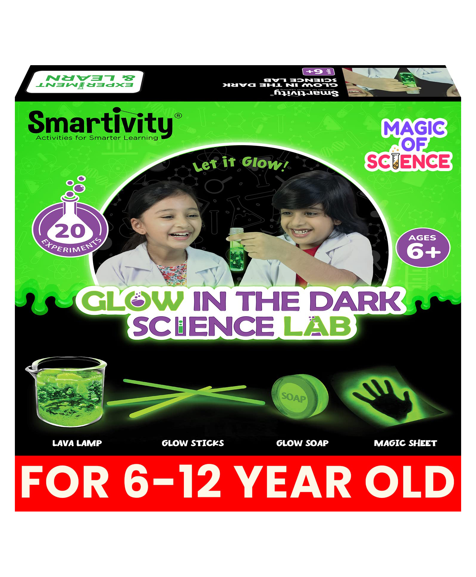 Smartivity Glow Magic Science Experiment Kit  - 49 Pieces-picture-27