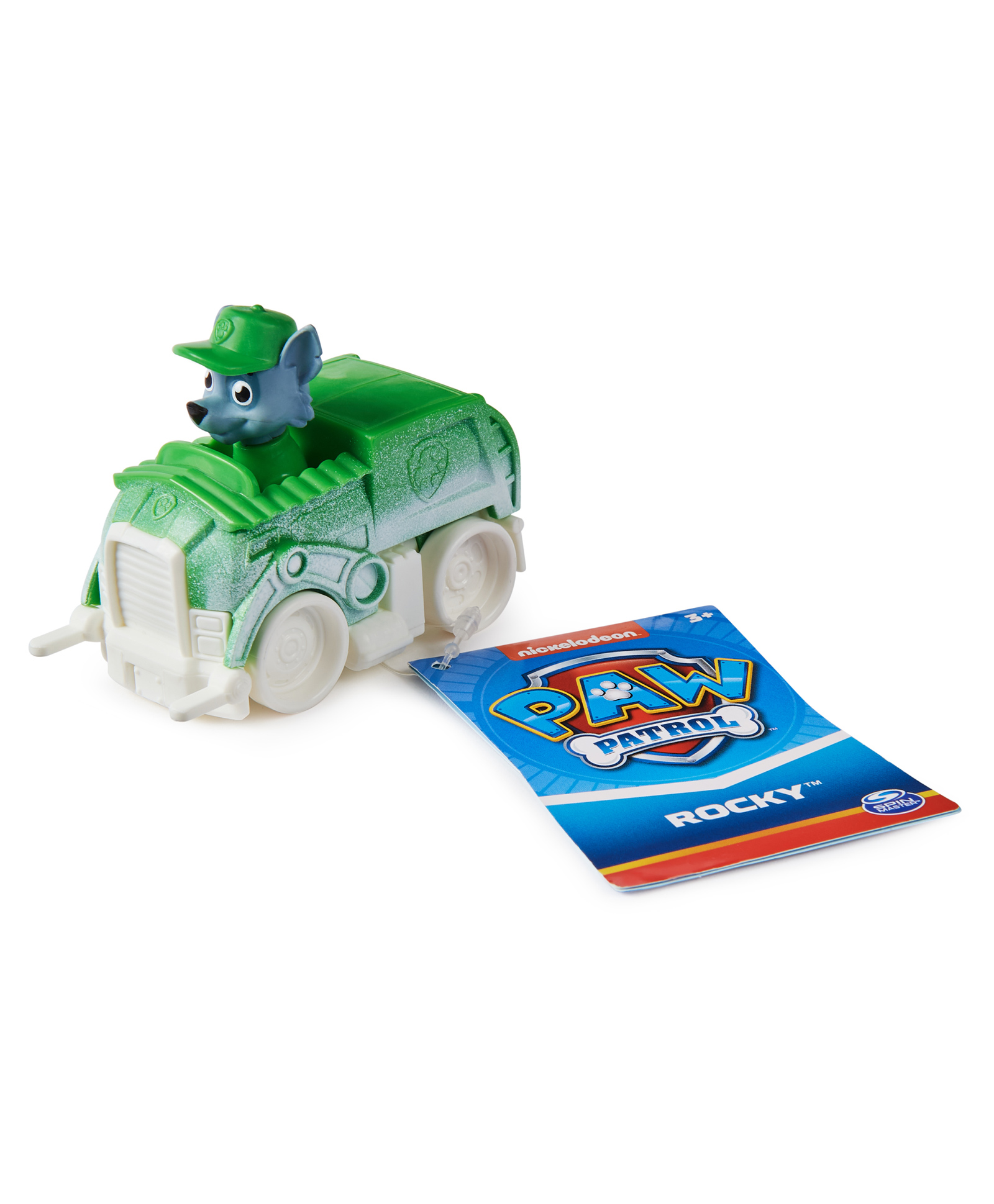 Paw Patrol  Free Wheel Value Rescue Vehicle Racer Rocky - Green-image-30