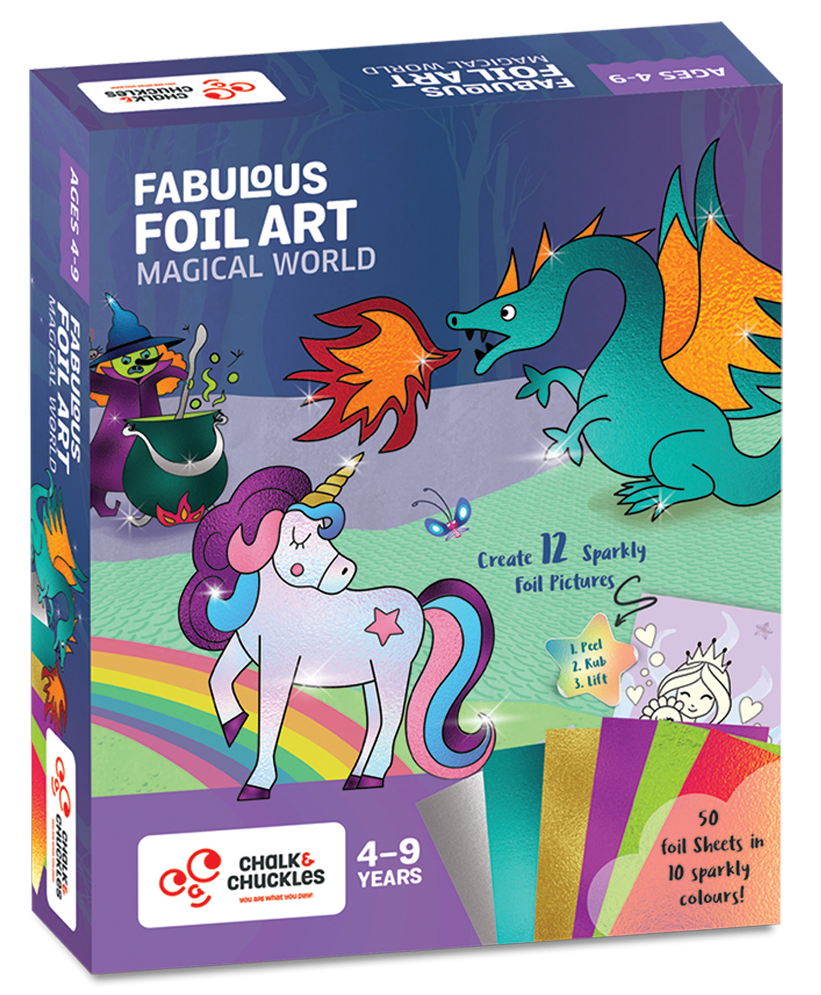 Chalk and Chuckles Fabulous Foil Art Magical World - Multicolor-image-39