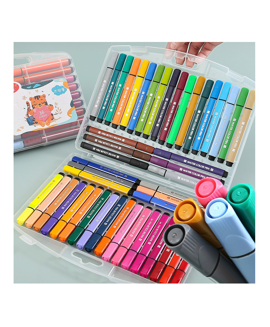 YAMAMA Washable Water Color Sketch Pen Set  Pack of 48-image-28