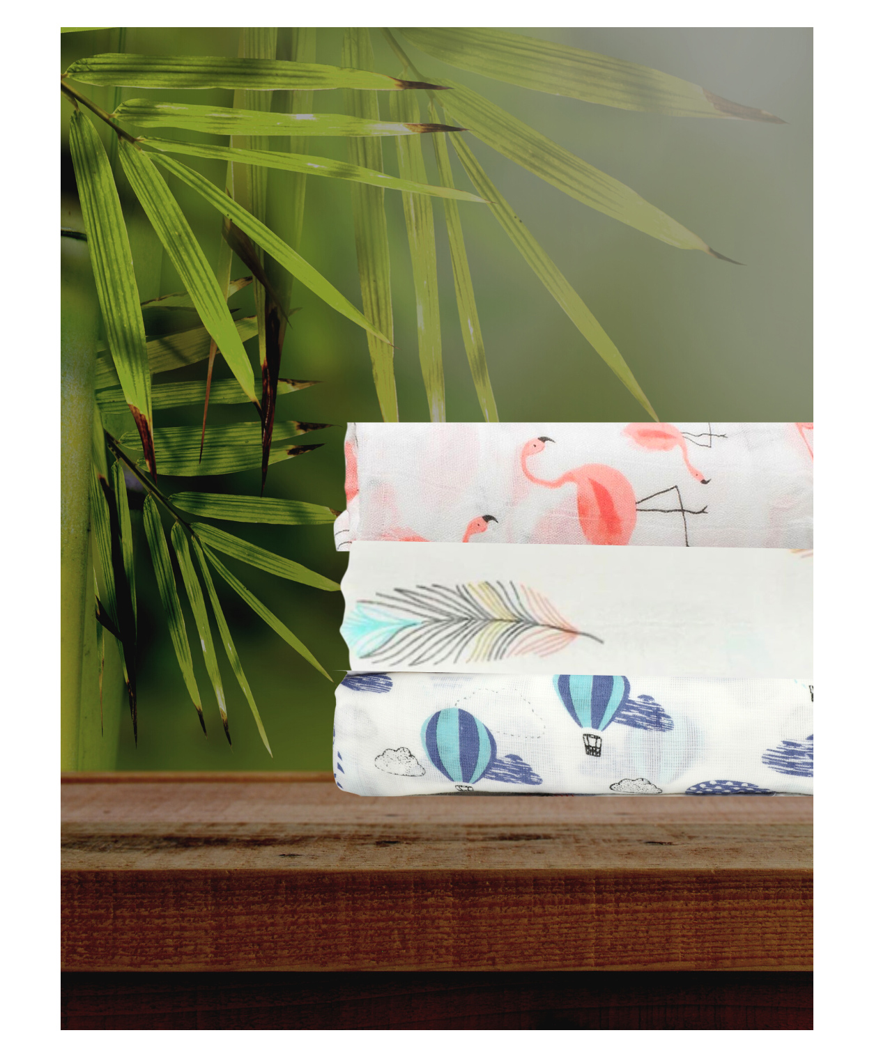 Elementary Joy Ride Super Soft Muslin Swaddles Pack of 3 - Multicolor-picture-15