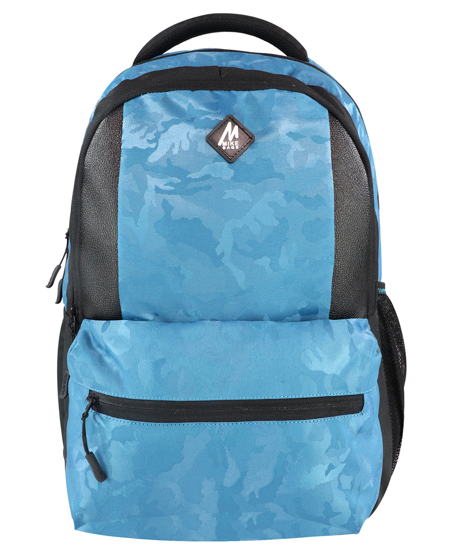 Mikebags Sedan Camo Print Backpack Blue - Height 18 Inch-image-14