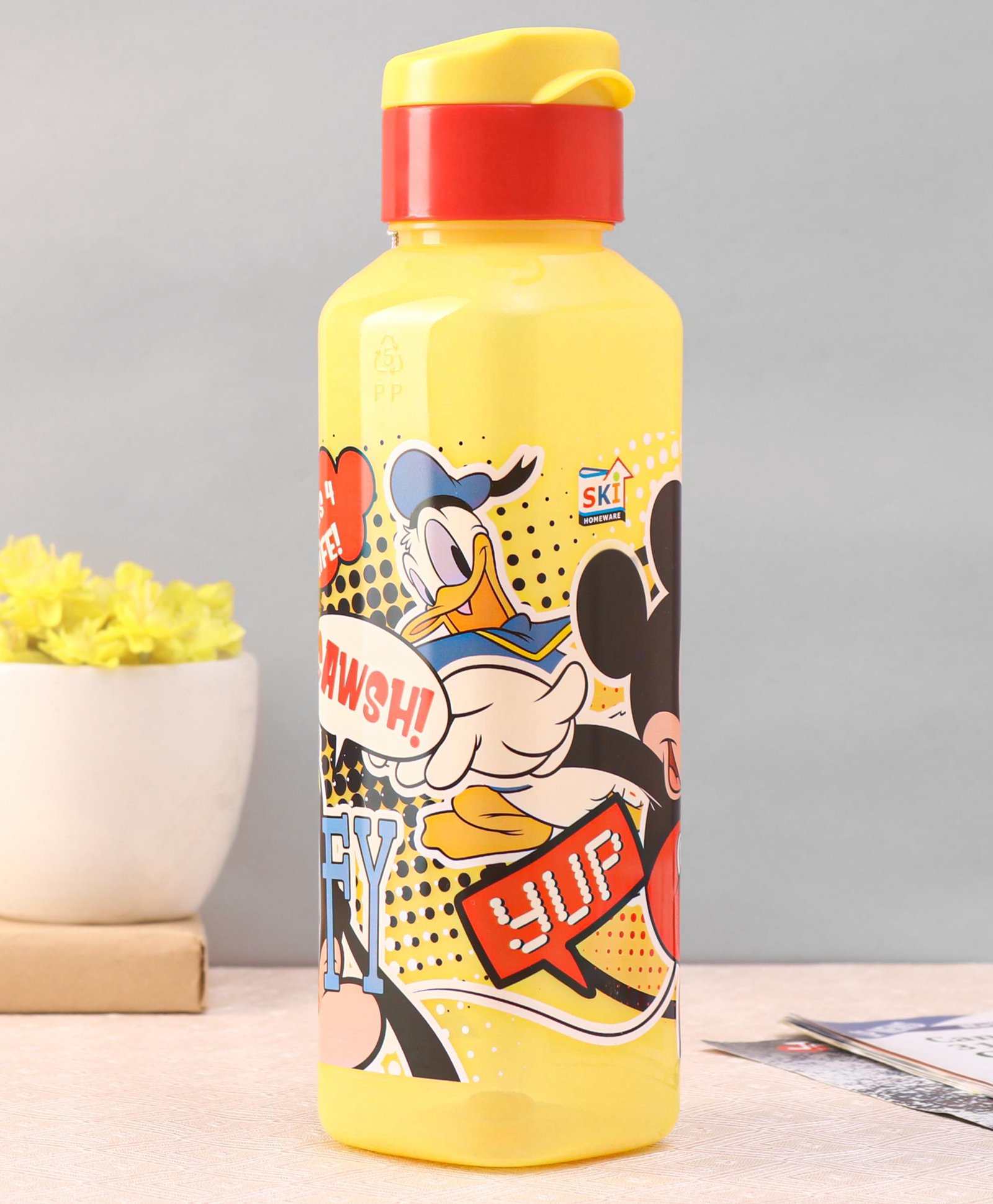 Disney Mickey Mouse & Friends Theme Sipper Bottle - 600 ml (Color & Print May Vary)-image-39