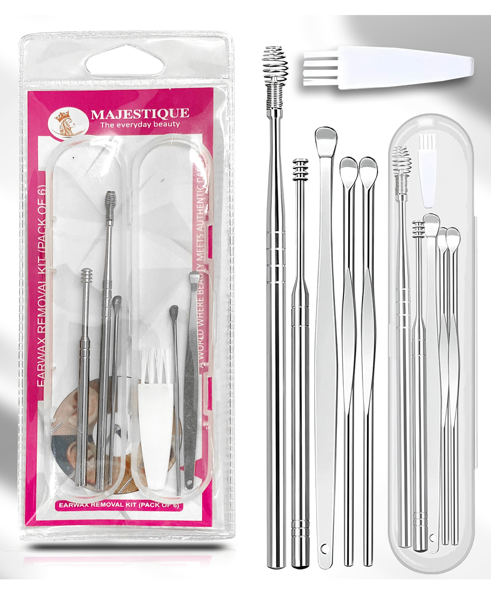Majestique Ear Wax Cleaning Kit CMB529 - 6 Piece-image-32