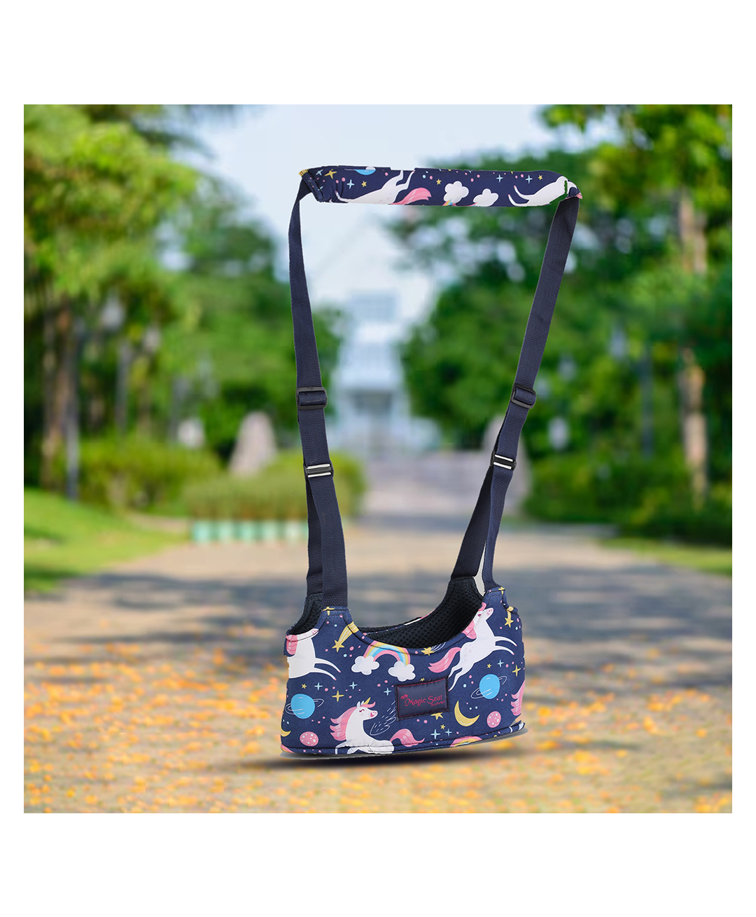 Magic Seat Universe Design Walking Assistant Belt for Baby - Blue-picture-19