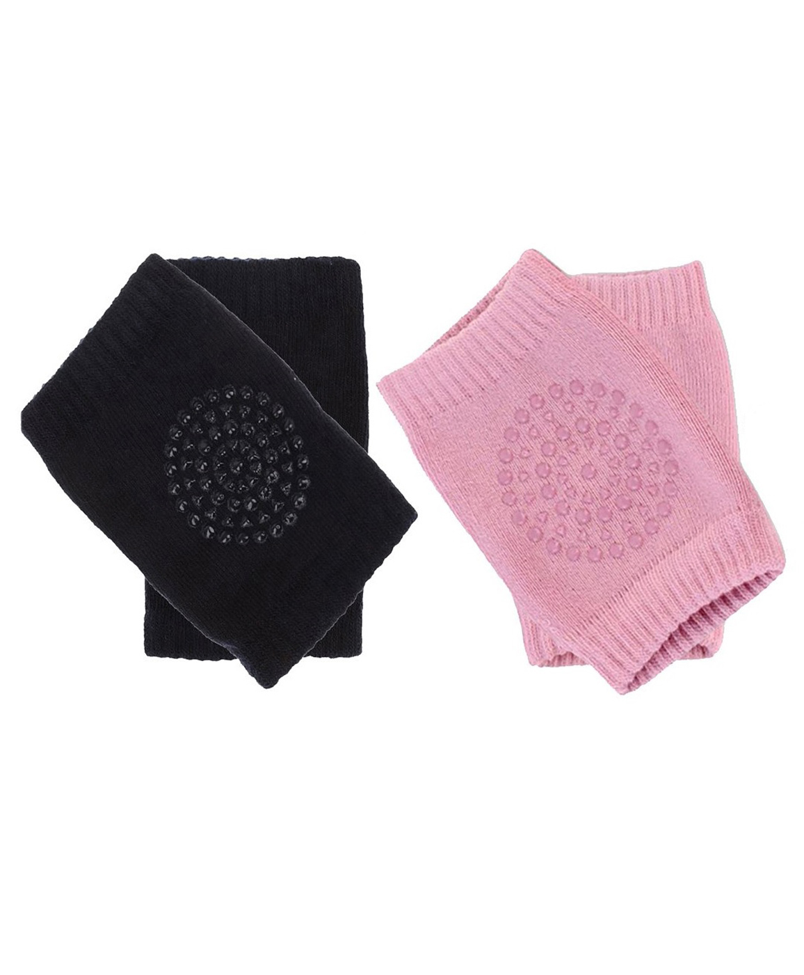 Kritiu Anti Slip Padded Baby Knee Pad Pack of 2 - Black & Pink-picture-26