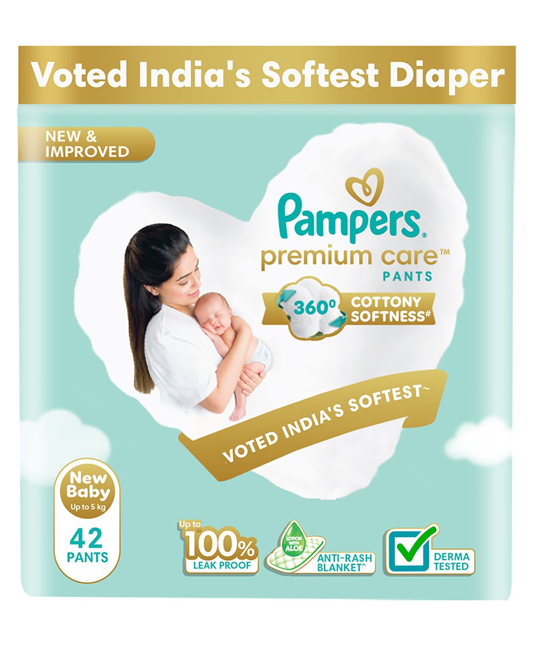 Pampers Premium Care Softest Ever Diaper Pants Extra Small - 42 Pieces-picture-17