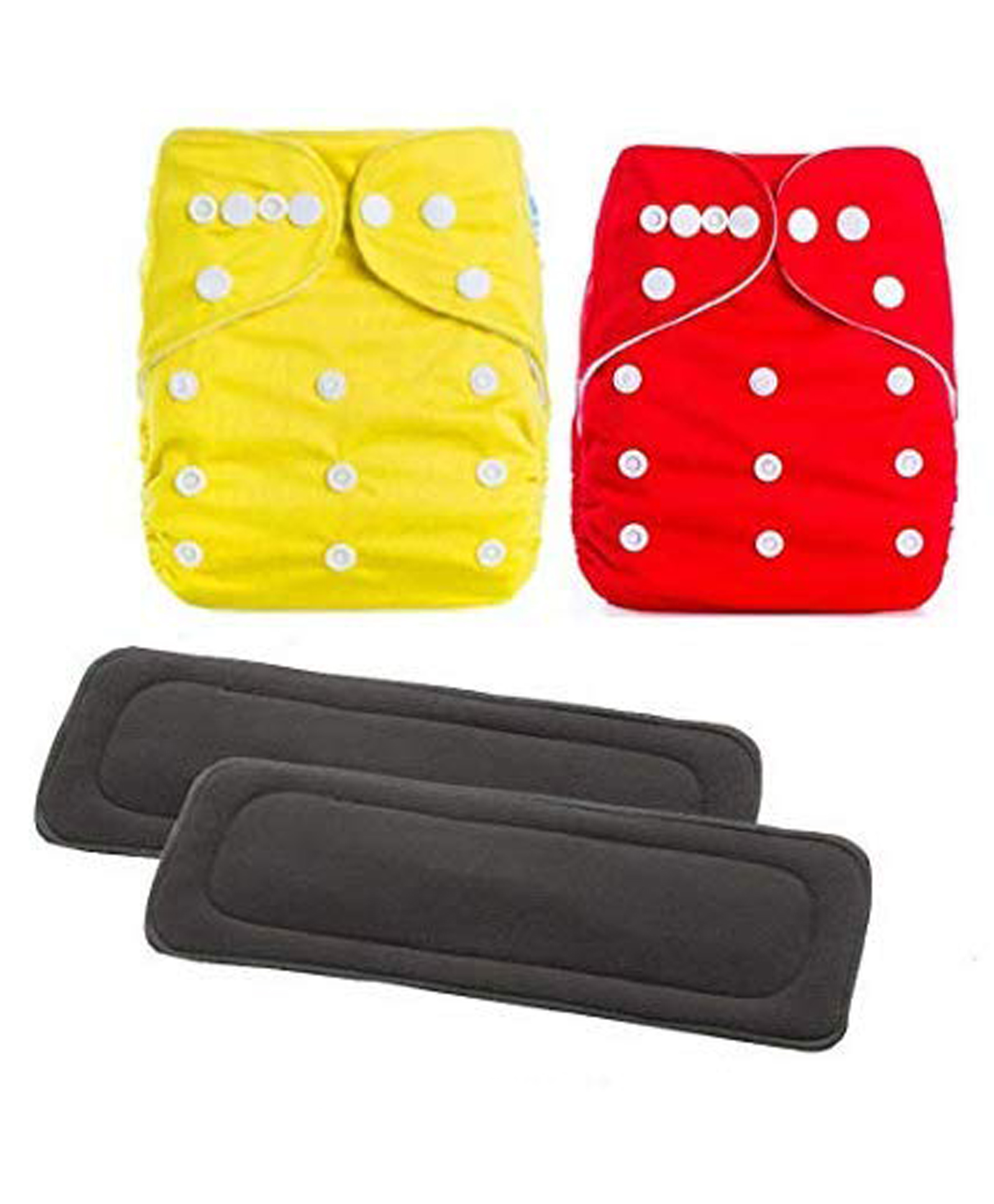 Fantasy India Cloth Diaper Nappies With Wet-Free Inserts for Babies (5 Layer Insert Pad For Cloth Diapers) - Assorted-image-41