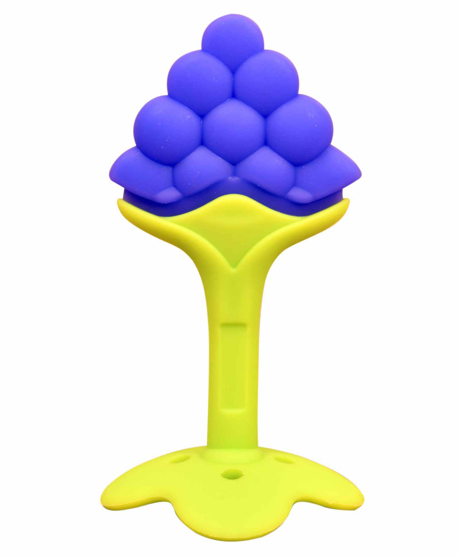 FANTASY INDIA Baby Silicone Teether Grapes Shape - Multicolour-image-4