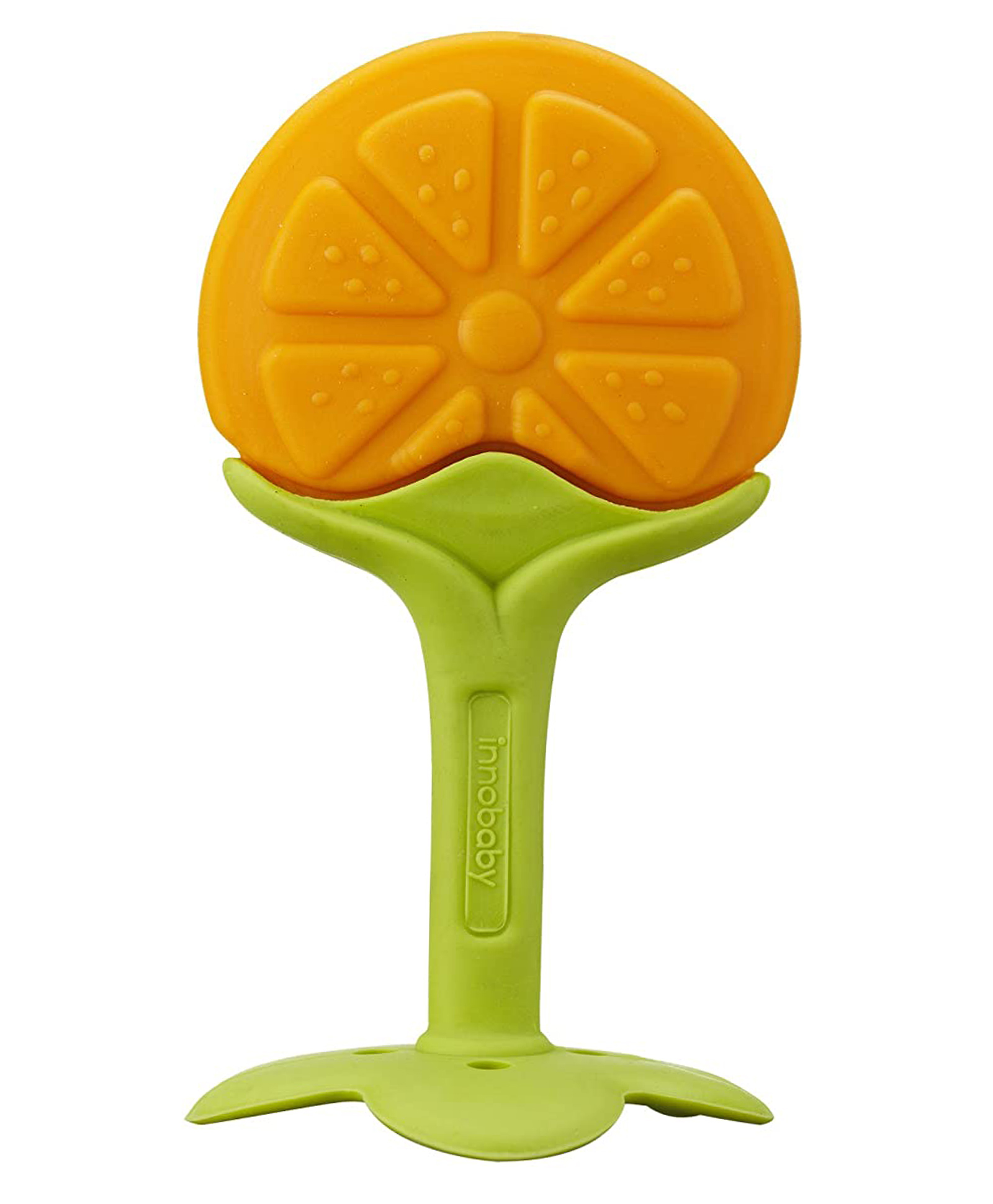 FANTASY INDIA Baby Silicone Teether Orange Shape - Orange-image-13