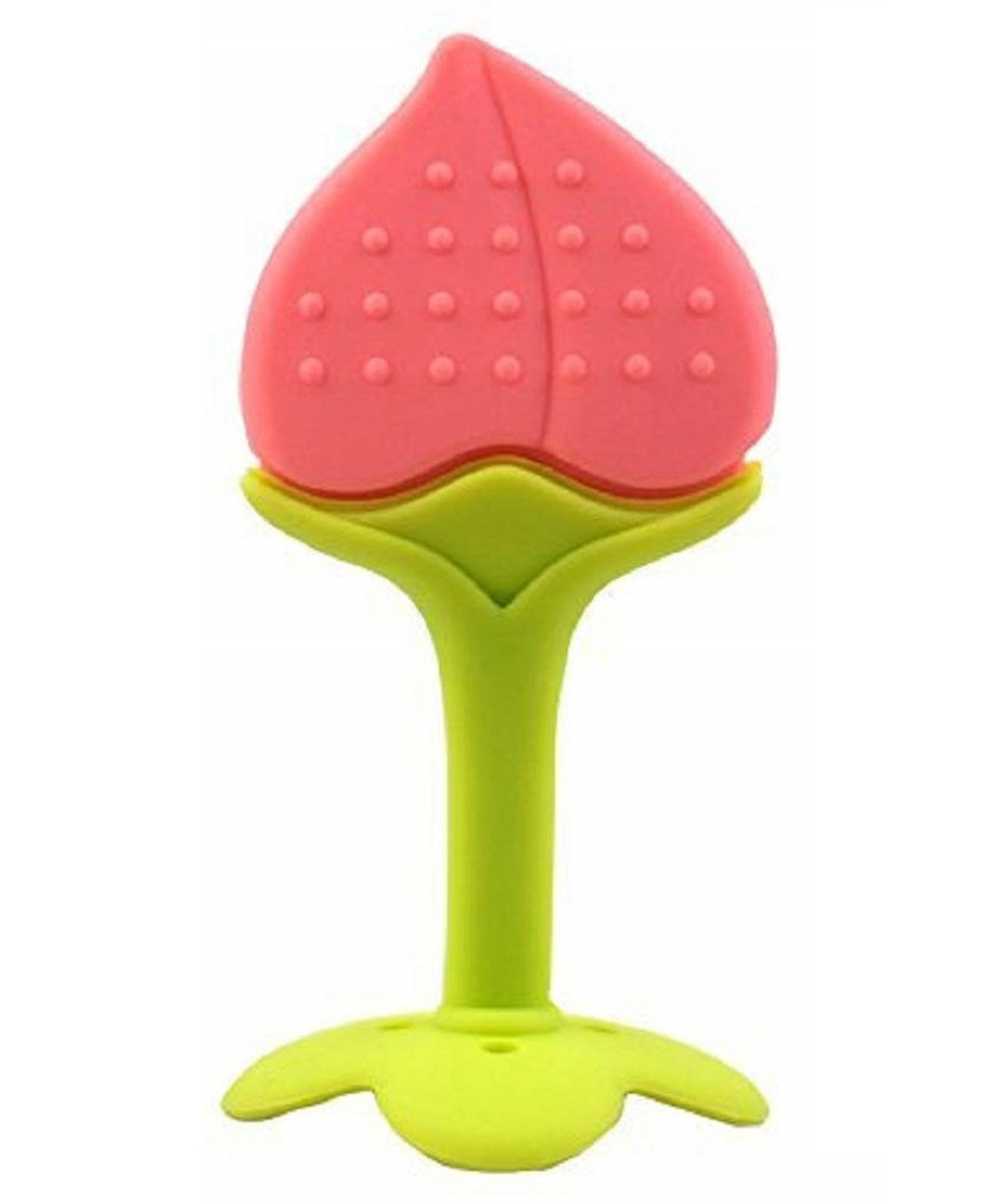 FANTASY INDIA Baby Silicone Teether Peach Shape - Multicolour-image-11