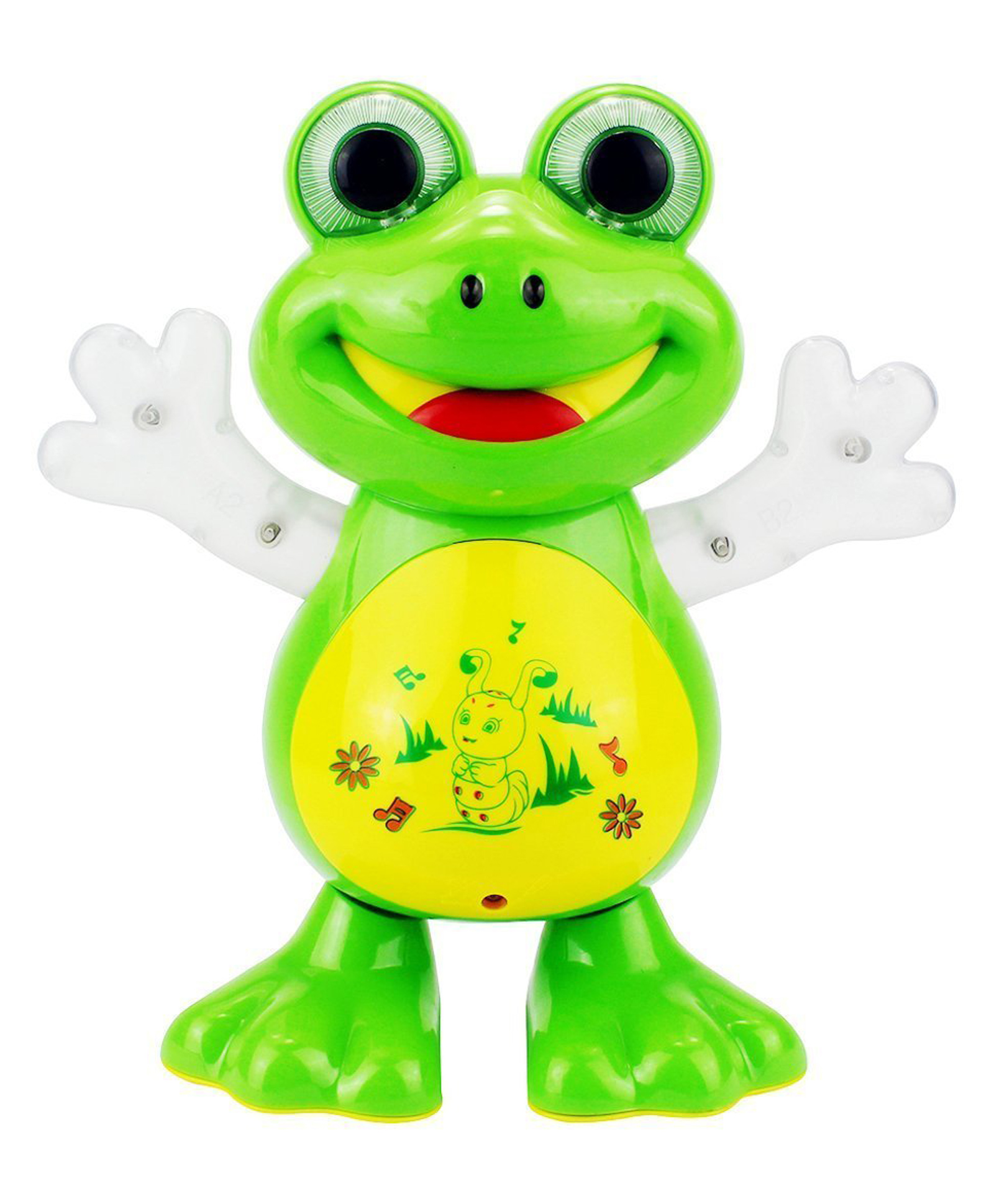 FANTASY INDIA Plastic Musical and Dancing Frog Toy with Lights and Music - Multicolour-image-25