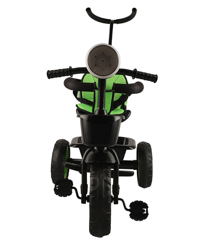 Joyride Learn To Ride Music and Light Plug N Play Tricycle With Safety Harness Parental Handle - Green-picture-27