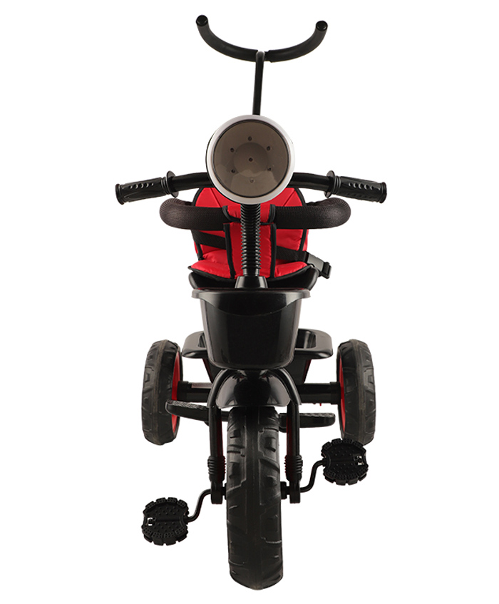 Joyride Learn To Ride Music And Light Plug N Play Tricycle With Safety Harness Parental Handle - Red-picture-28