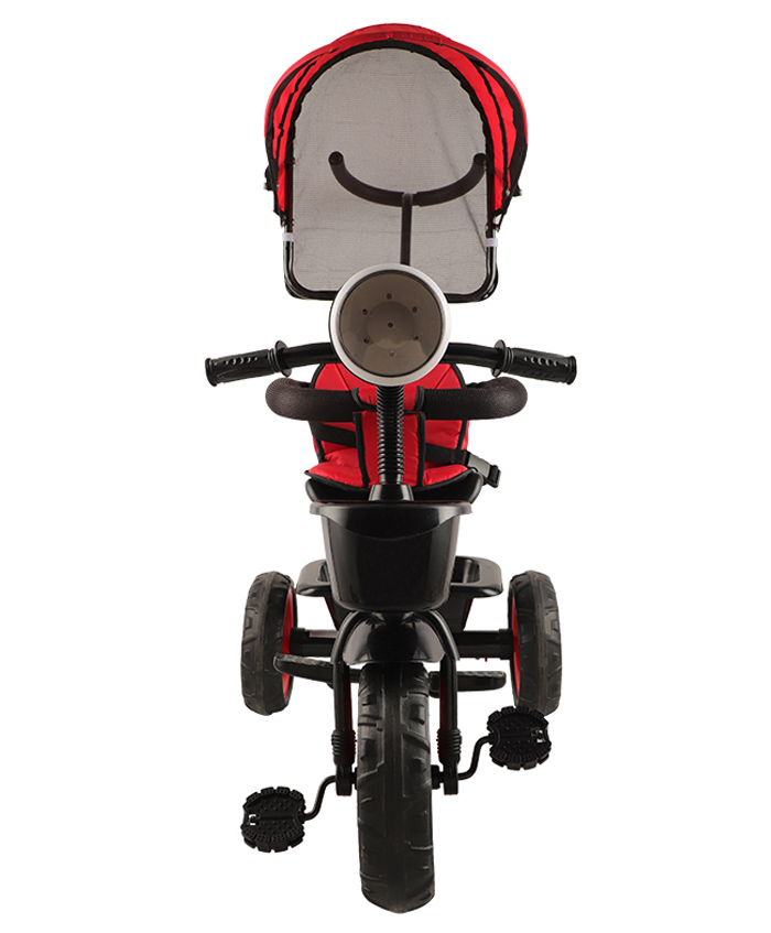 Joyride Learn To Ride Stalwart Plug N Play Music And Light Tricycle With Safety Harness Parental Handle & Removable Canopy - Red-picture-20