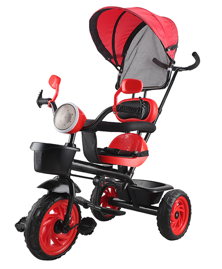 Joyride Musical And Light Tricycle with Canopy for Kids - Red-image-13