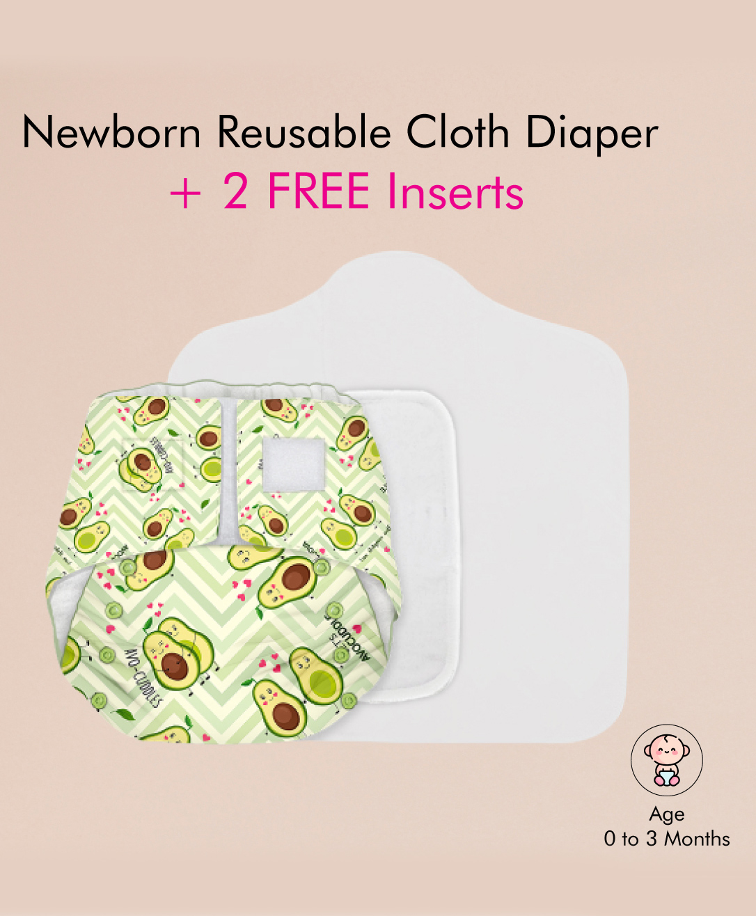 Snugkins Reusable Waterproof & Washable Nappies for Premature Babies - Multicolour-picture-5