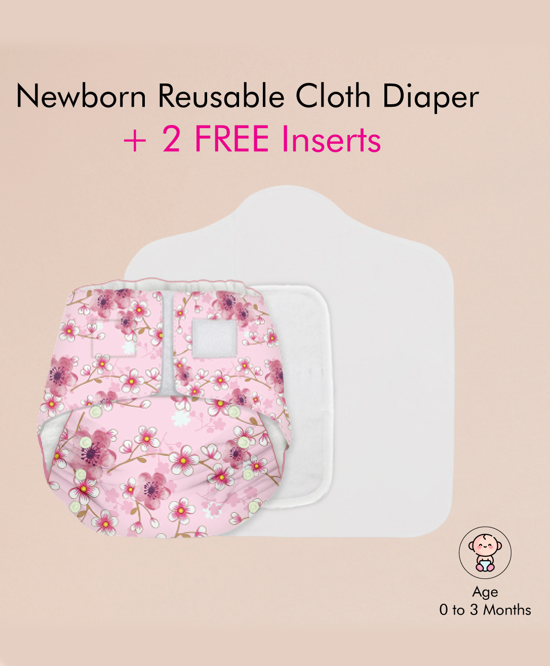 Snugkins Reusable Waterproof & Washable Nappies for Premature Babies - Multicolour-picture-6