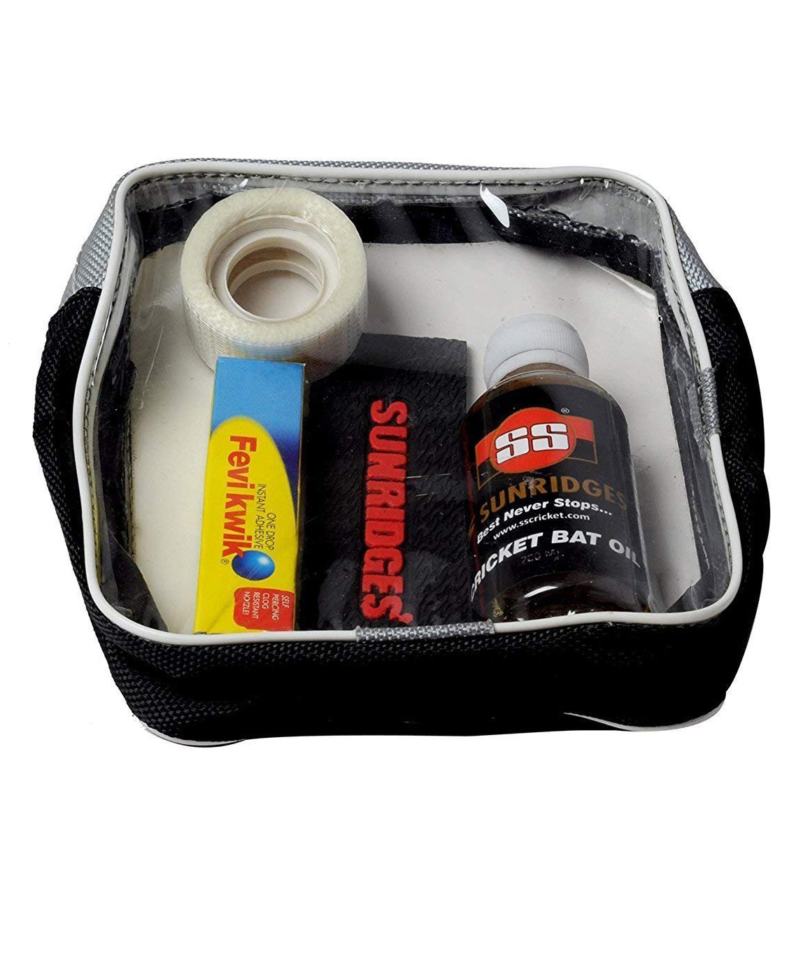 ss cricket bat care kit ball mallet combo -  multicolour